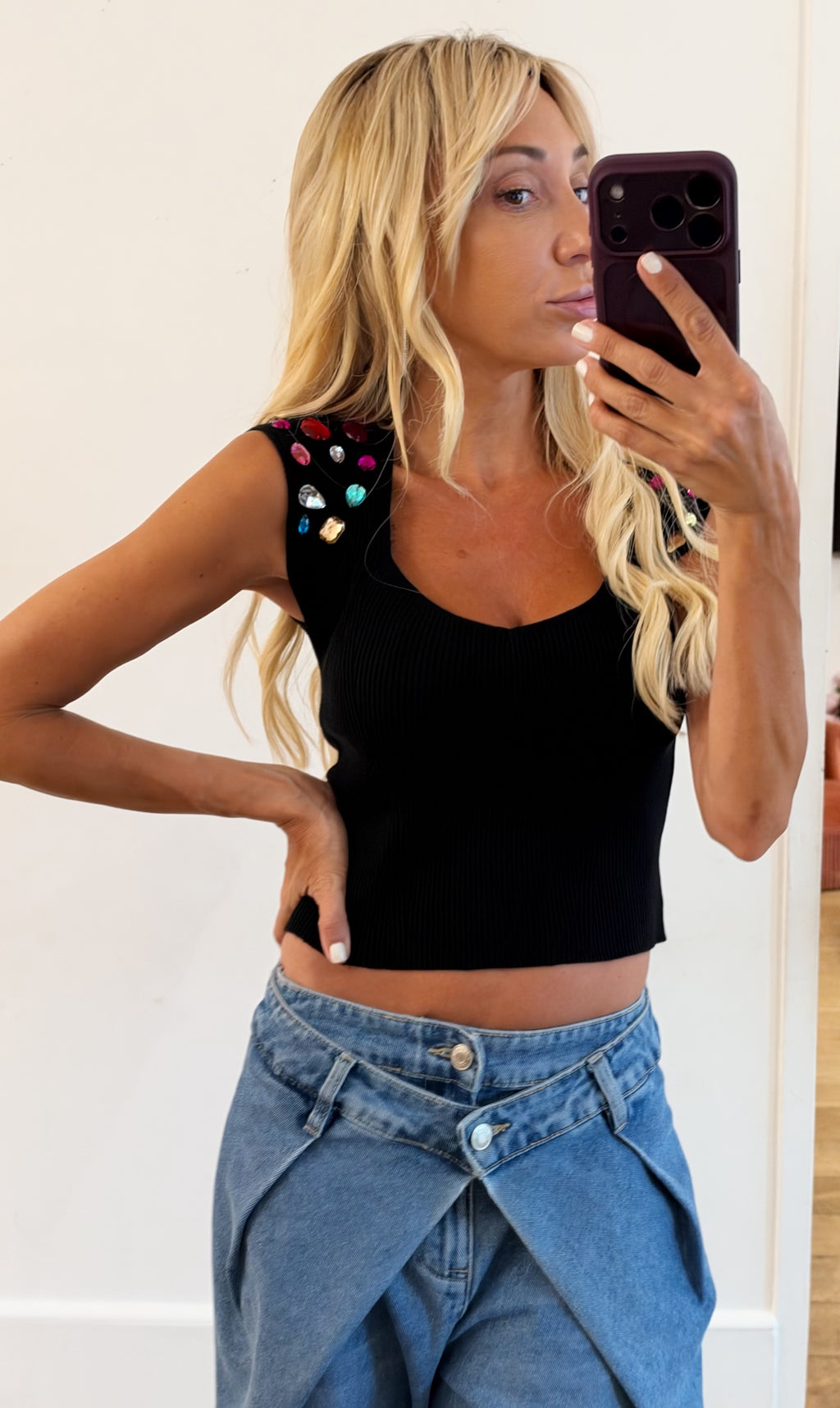 TEE SHIRT Precious black