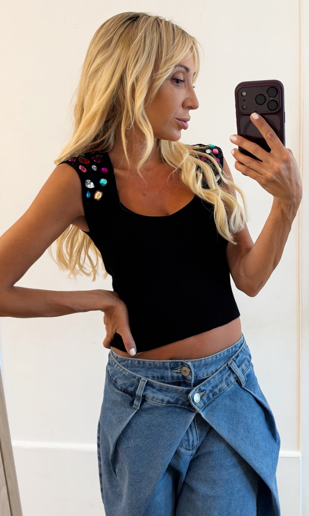 TEE SHIRT Precious black