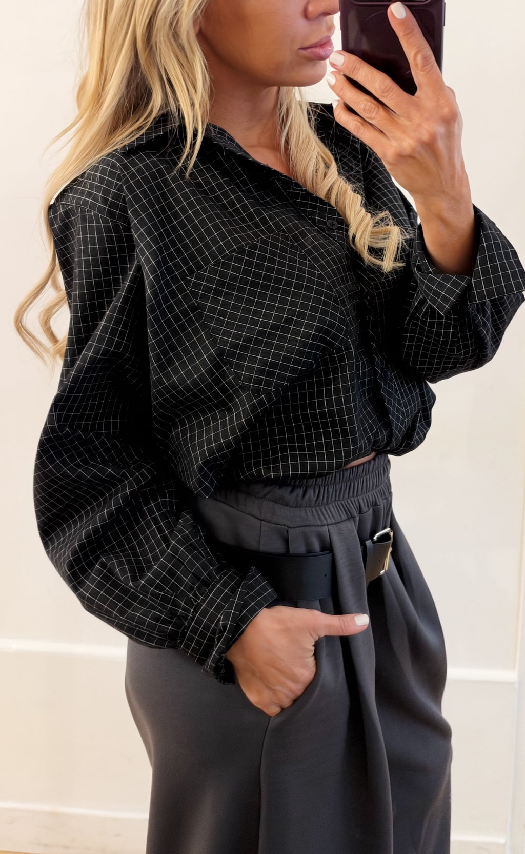 CHEMISIER Caroline black