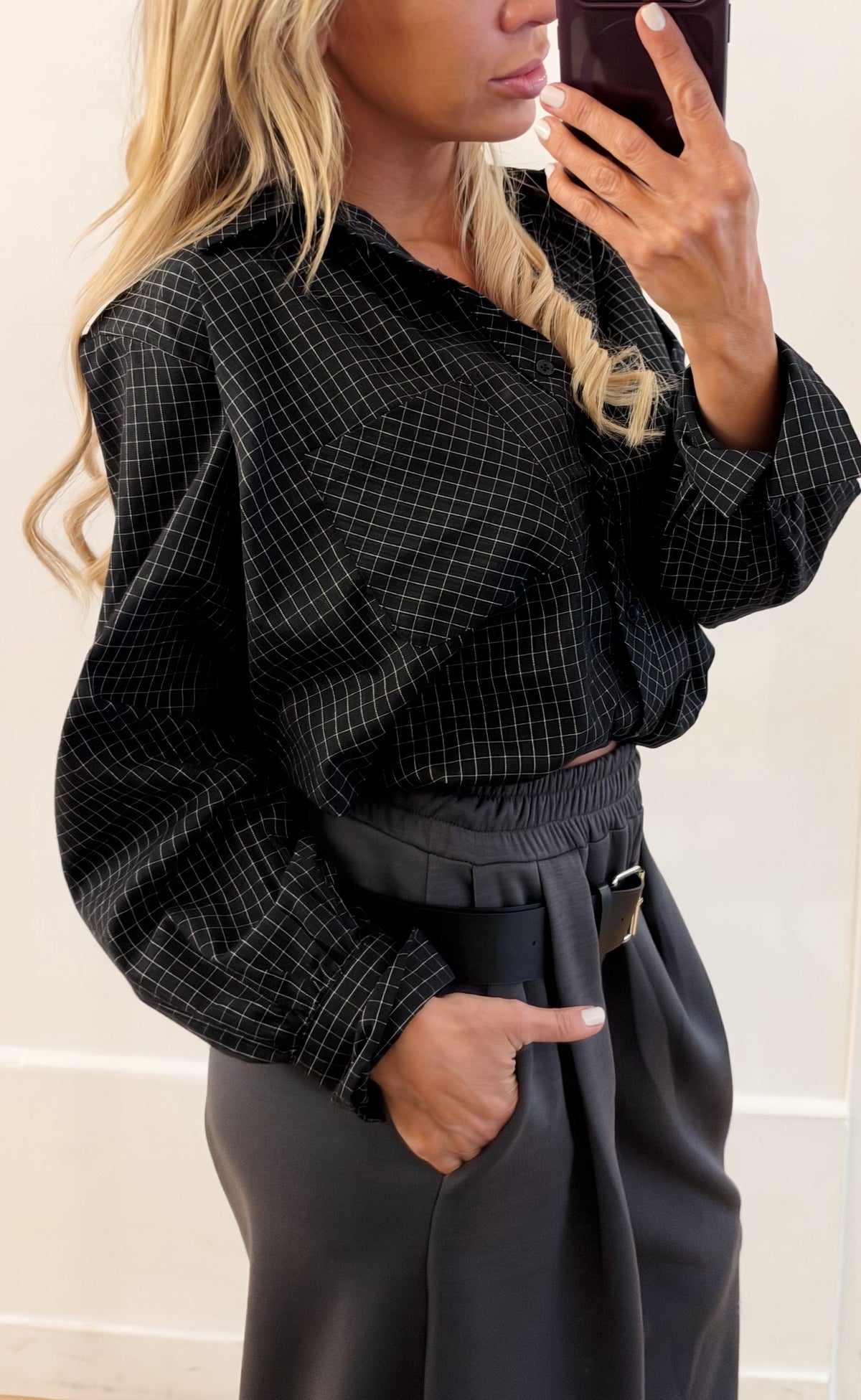CHEMISIER Caroline black