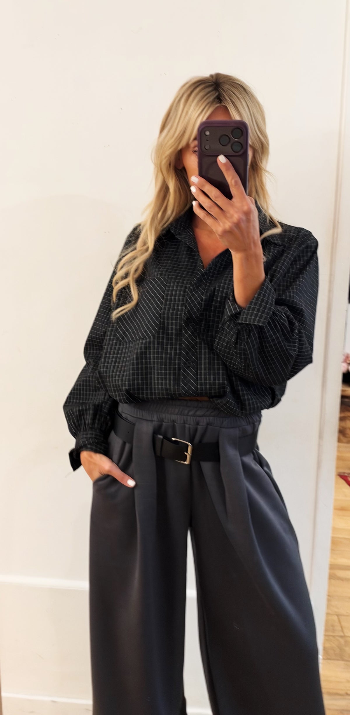 CHEMISIER Caroline black