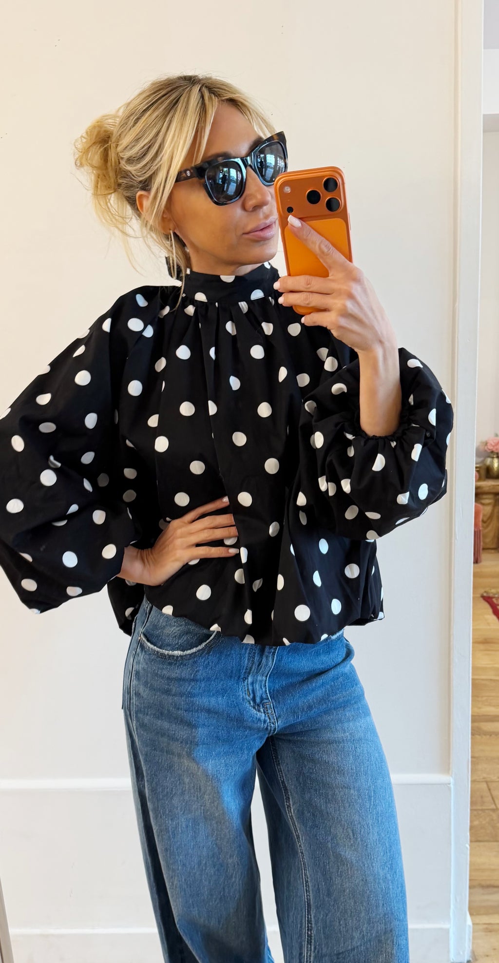 BLOUSE Betty Black