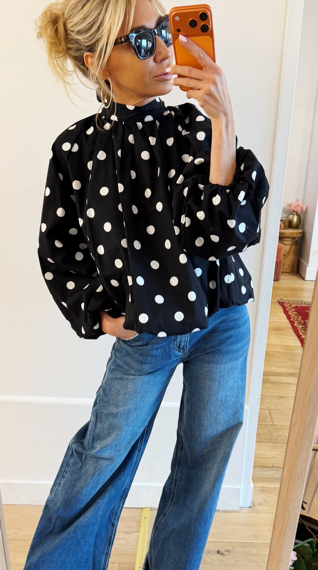 BLOUSE Betty Black