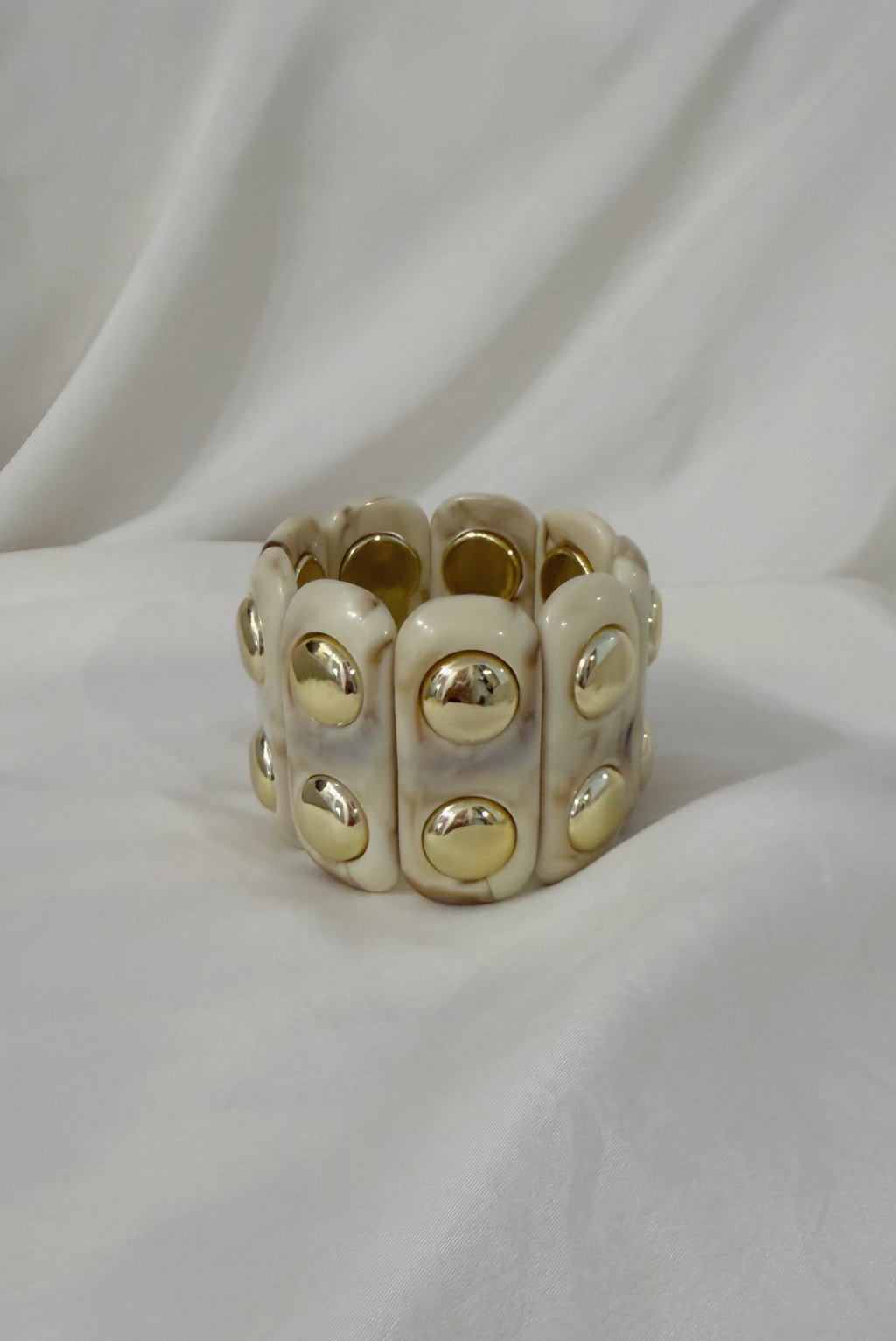 BRACELET Victoire (élastique) Vanille