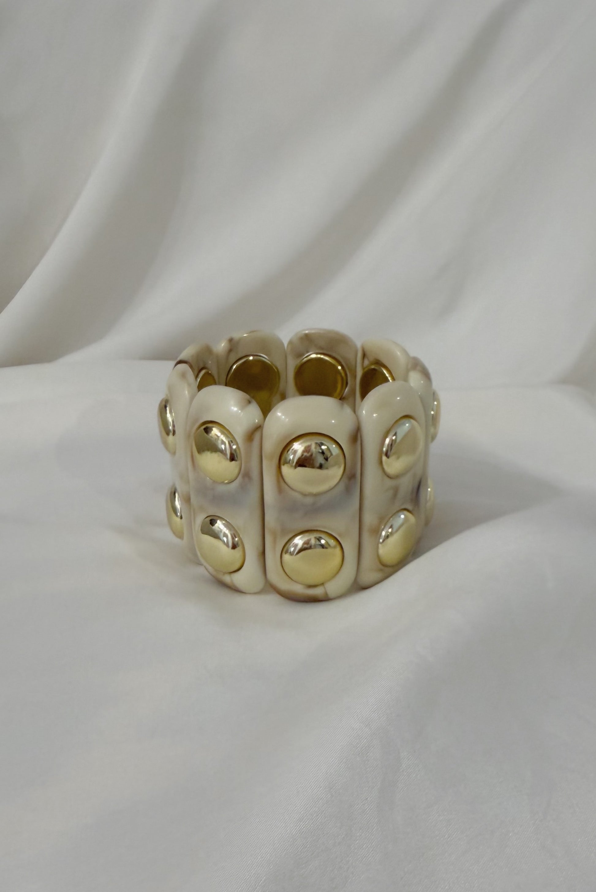 BRACELET Victoire (élastique) Vanille