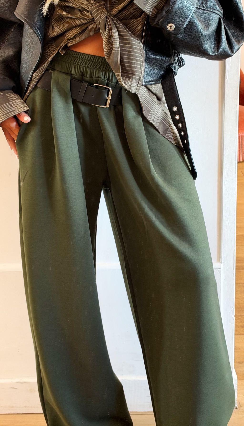 PANTALON Ophélie kaki