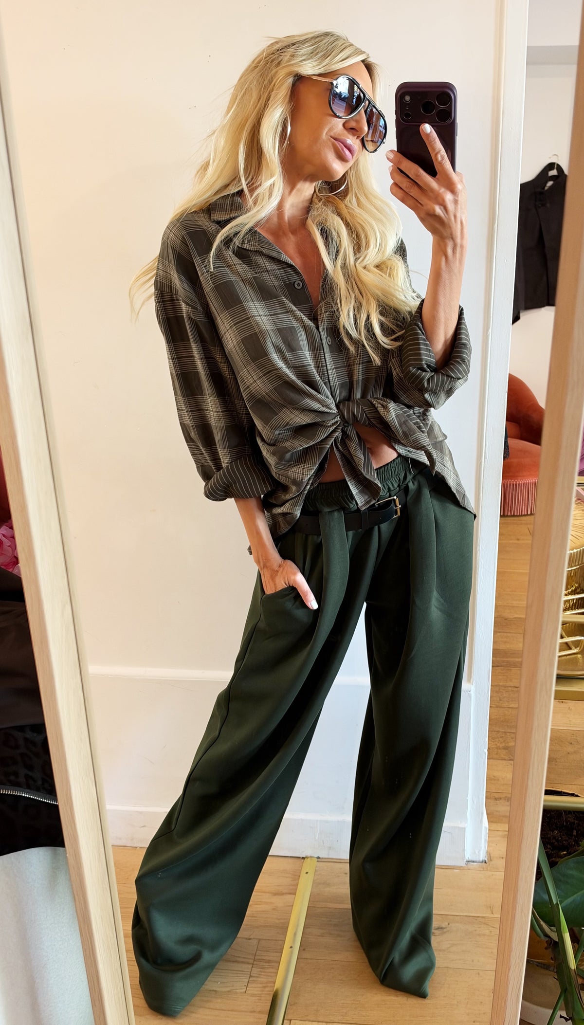 PANTALON Ophélie kaki