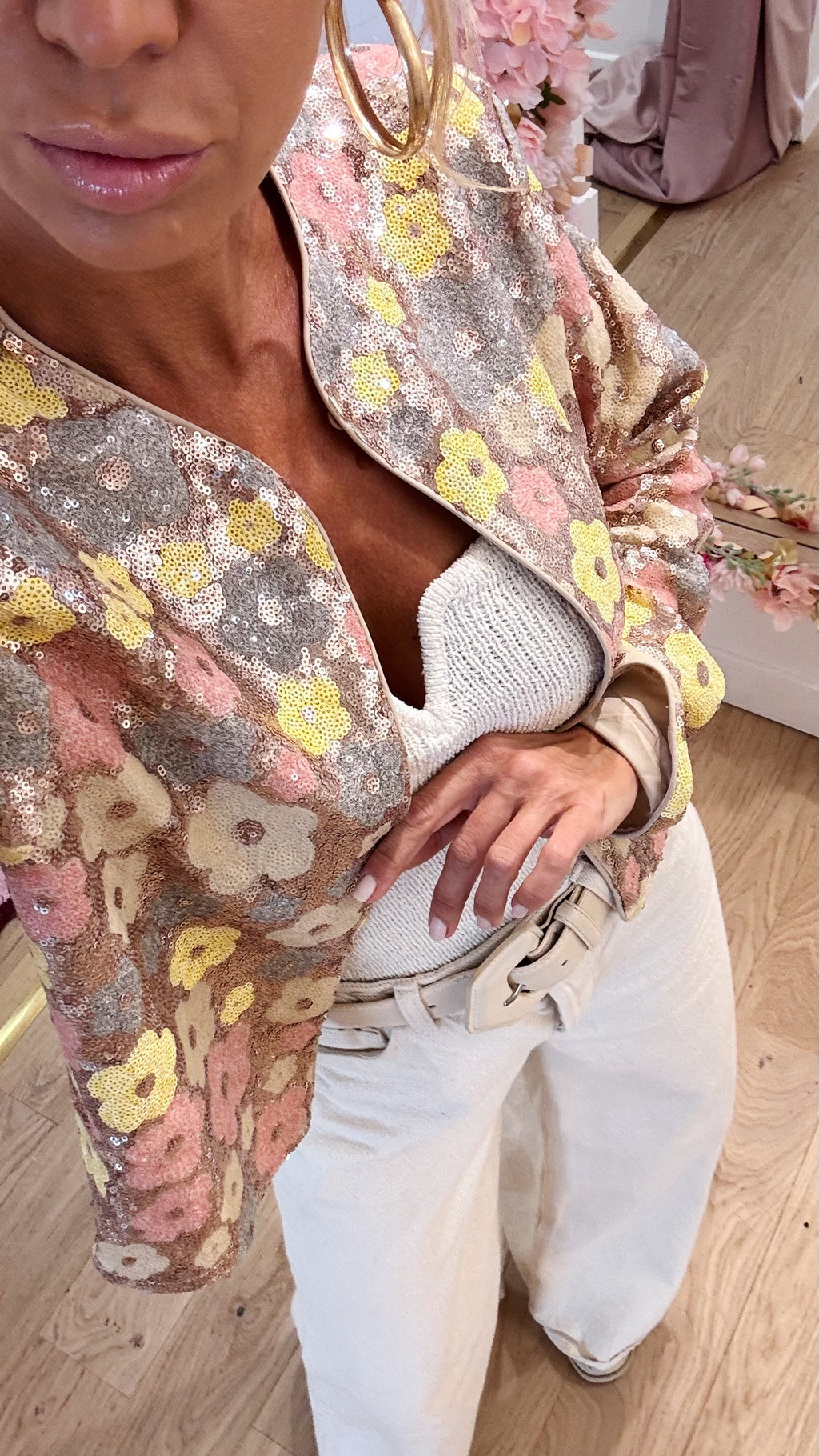 VESTE Flower Goldy