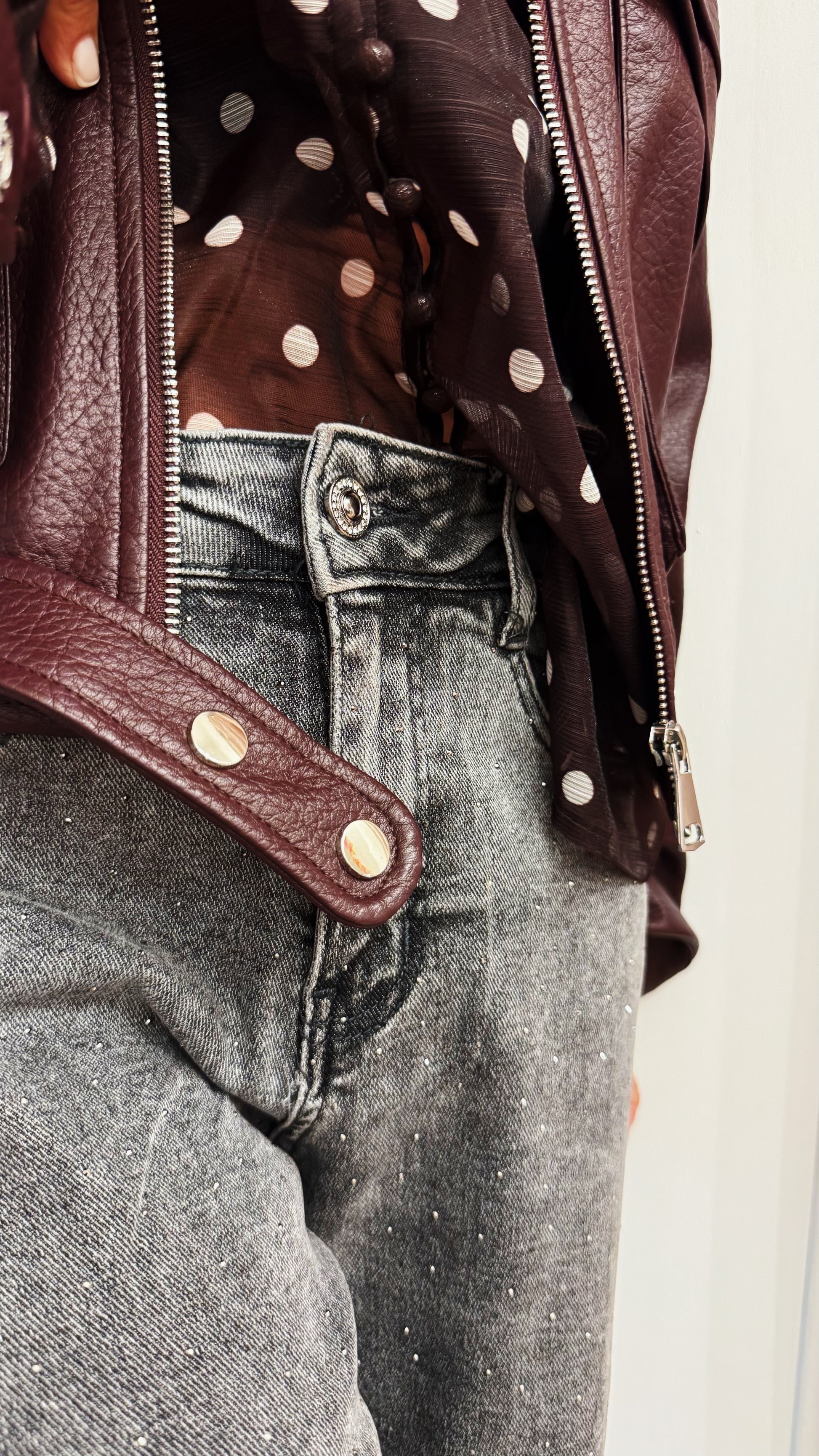 Jean Glitter Grey