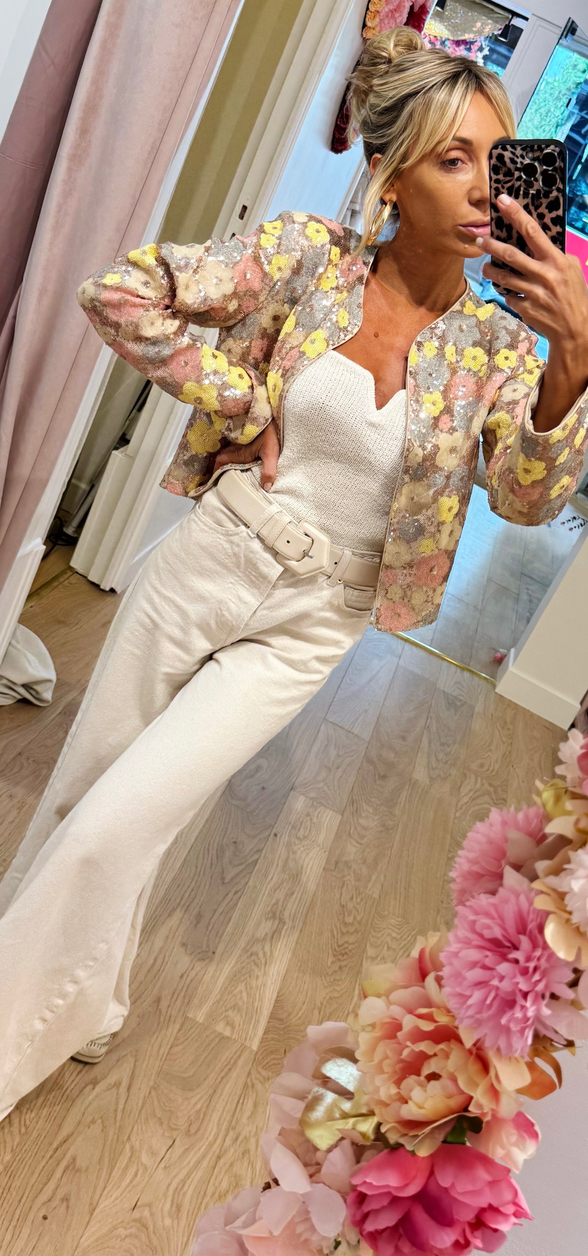 VESTE Flower Goldy