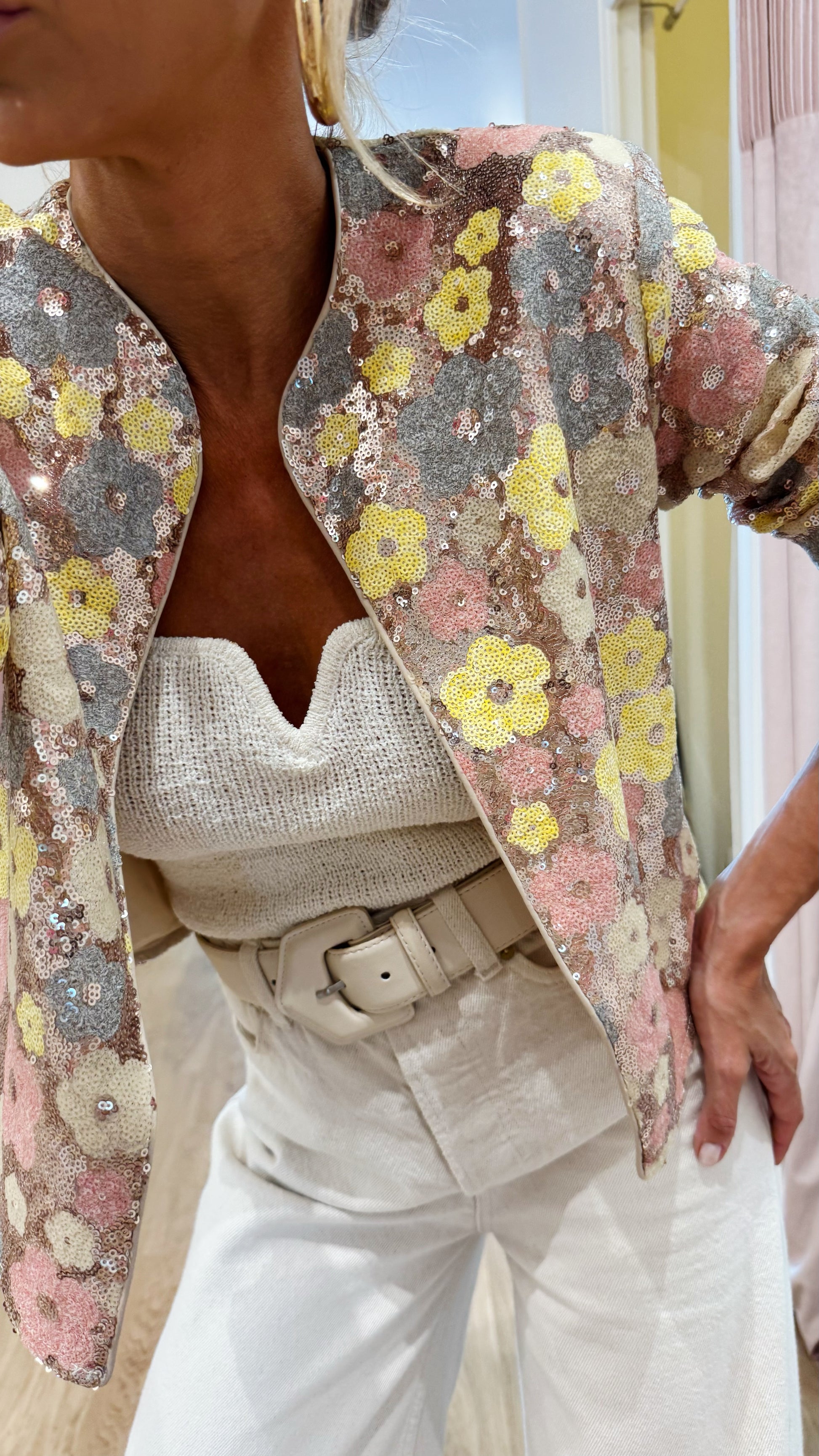 VESTE Flower Goldy