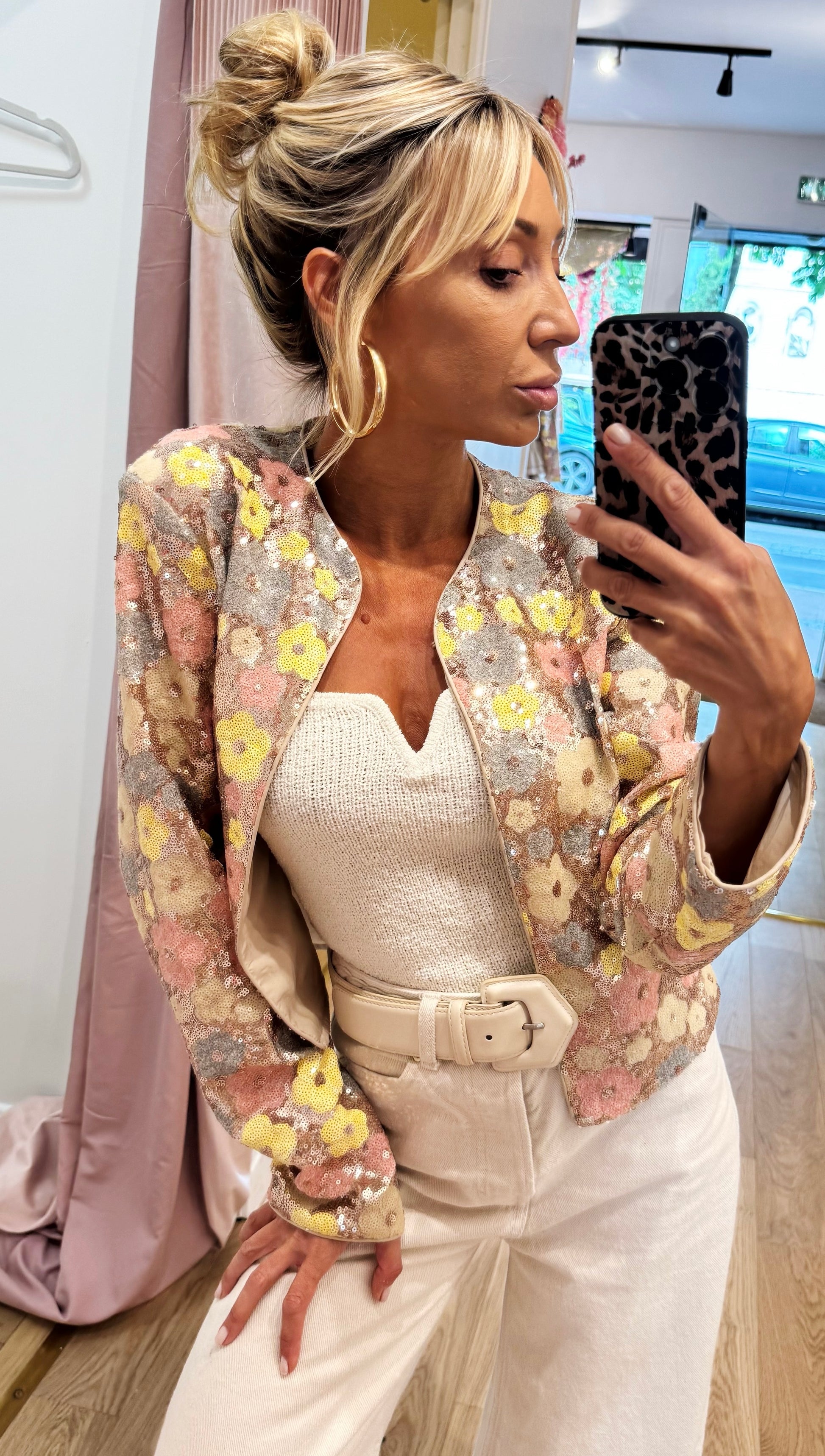 VESTE Flower Goldy