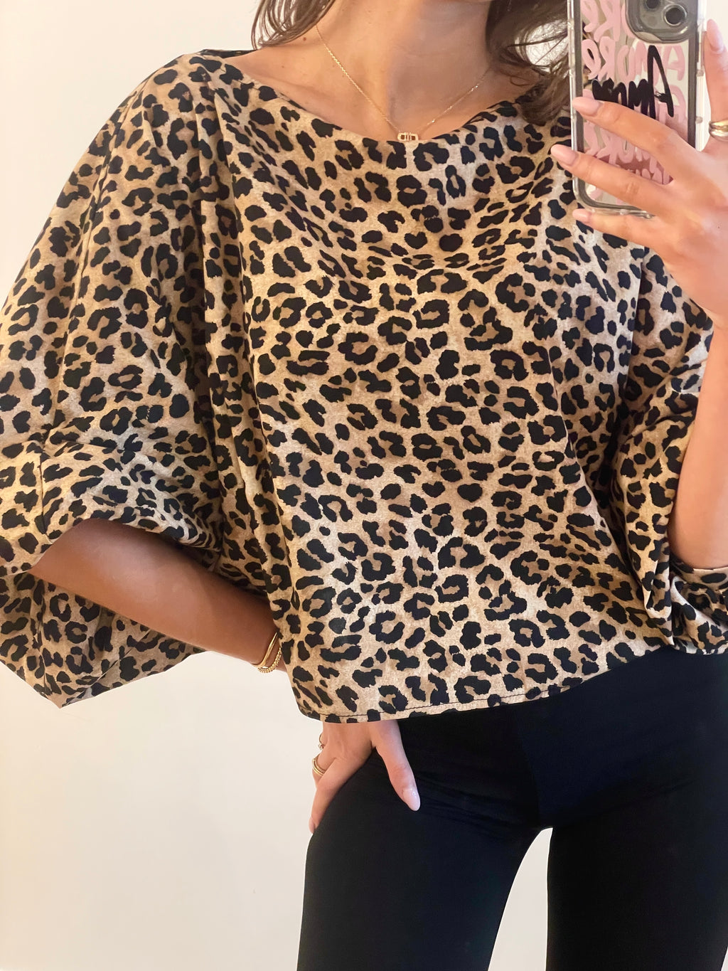 BLOUSE Elena leopard