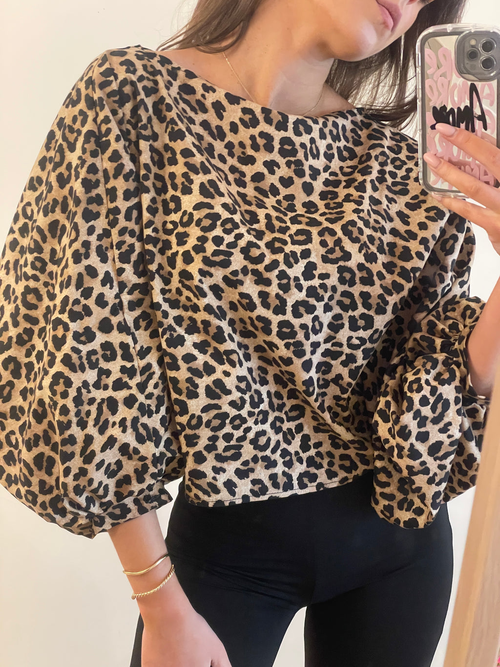 BLOUSE Elena leopard