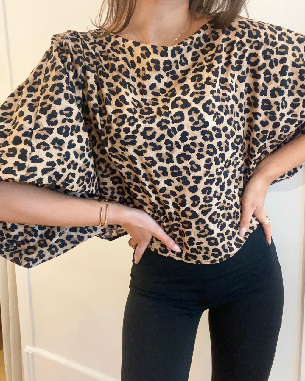 BLOUSE Elena leopard