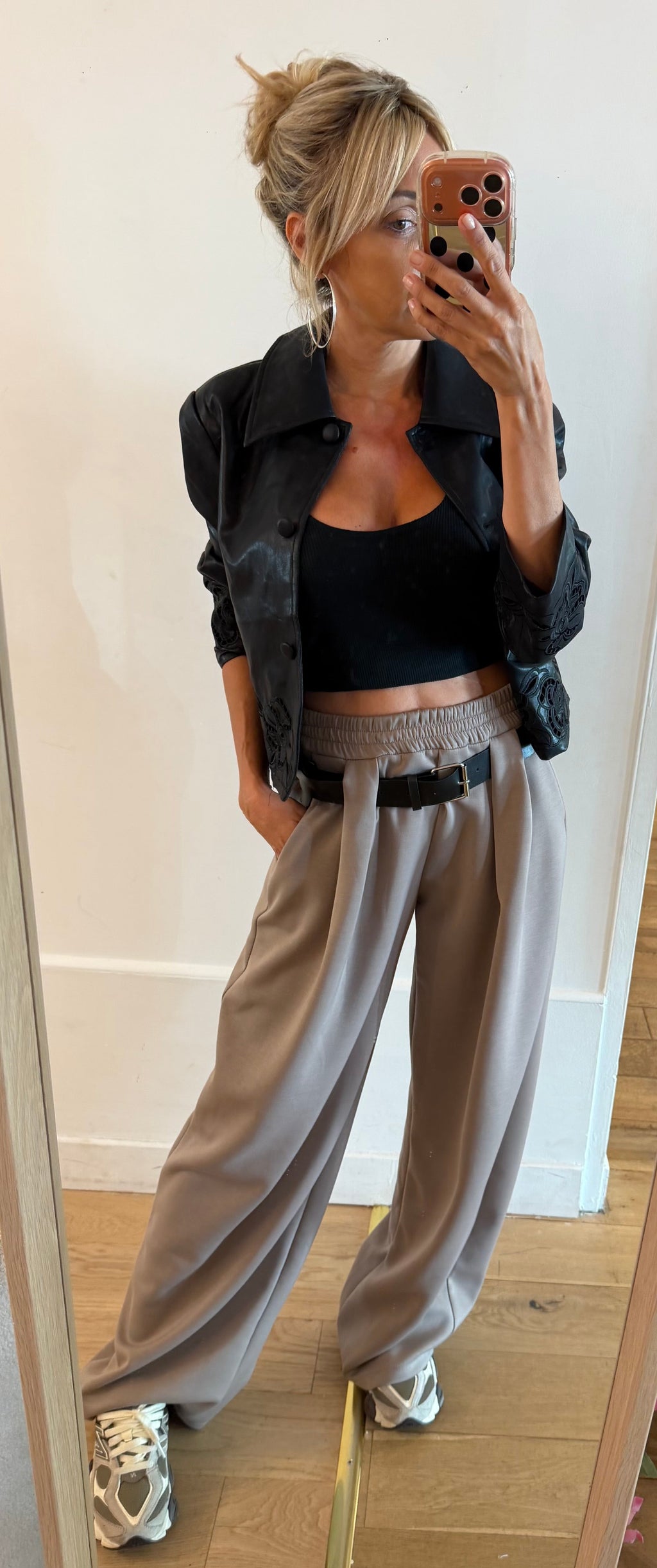 PANTALON Ophélie taupe