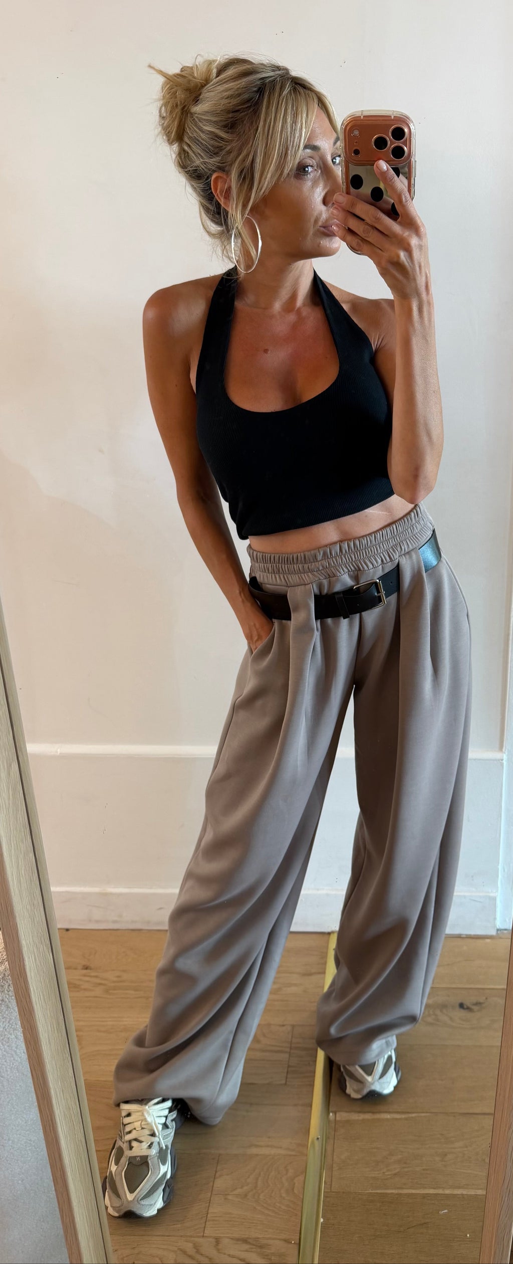 PANTALON Ophélie taupe