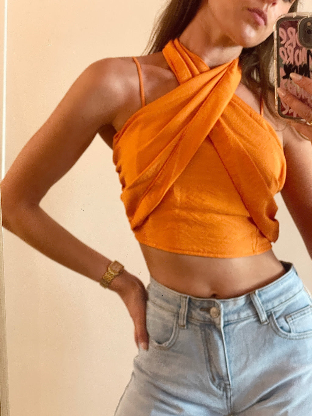 TOP Barcelone orange