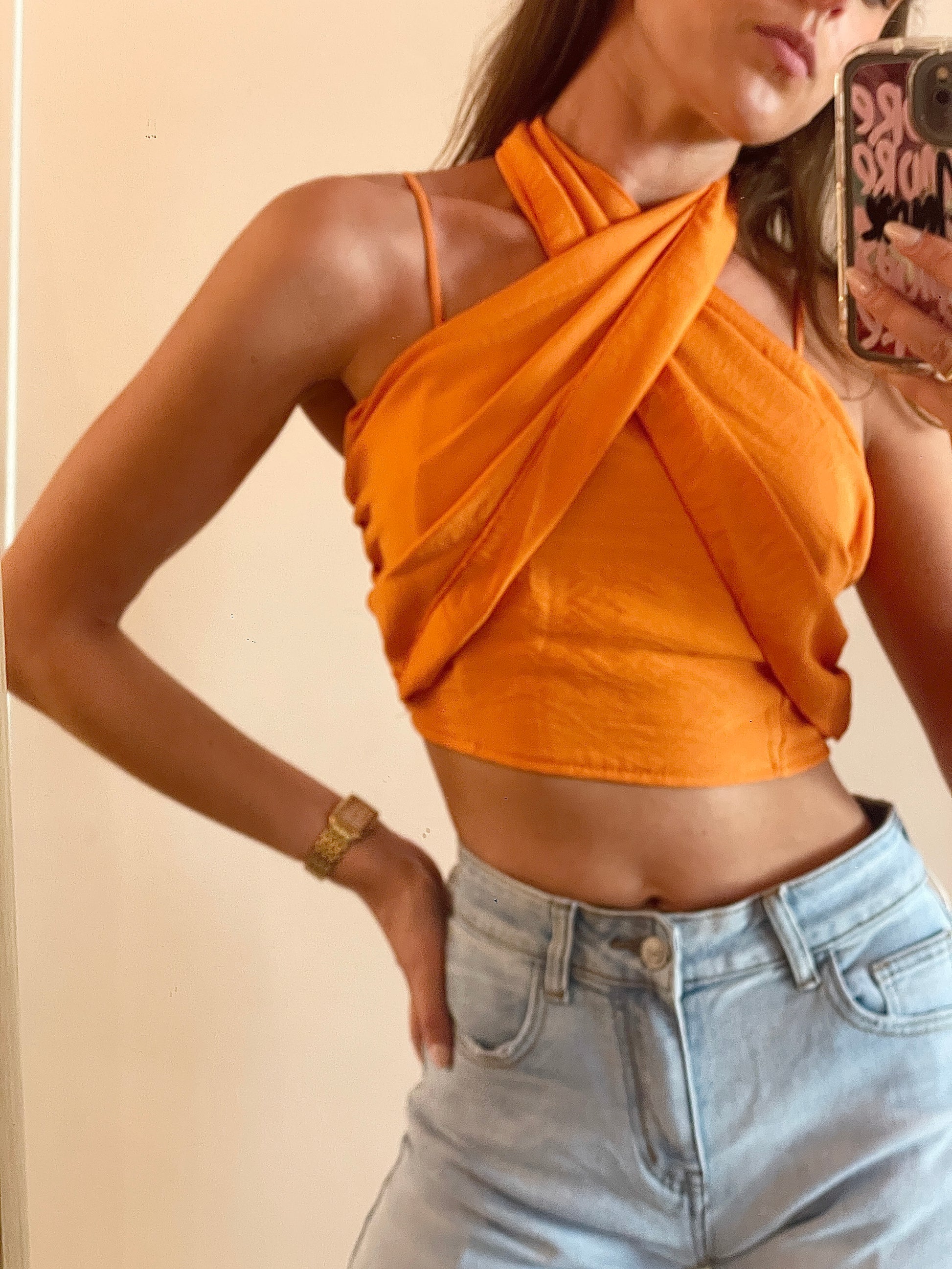 TOP Barcelone orange