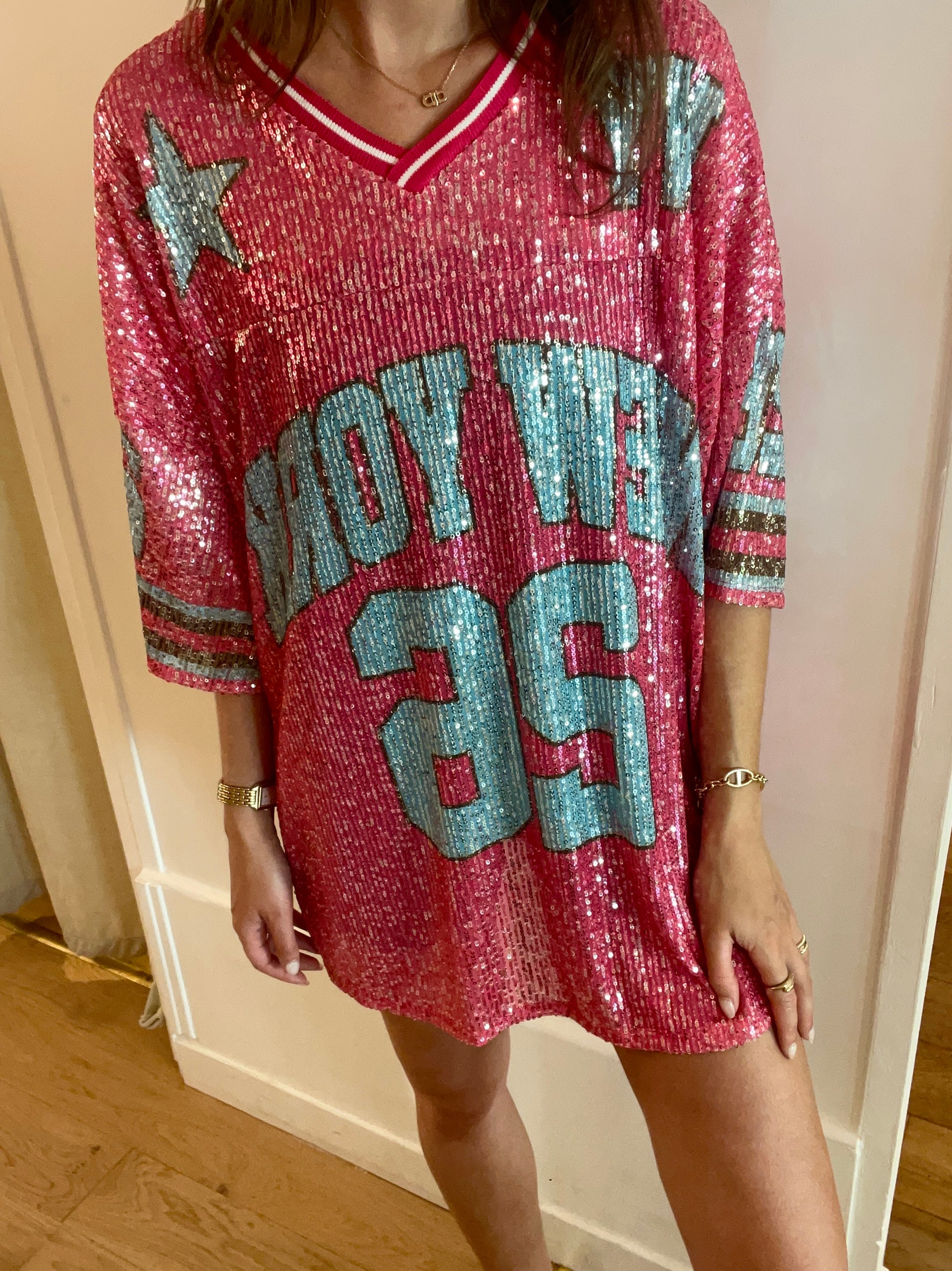 ROBE tee shirt New York rose