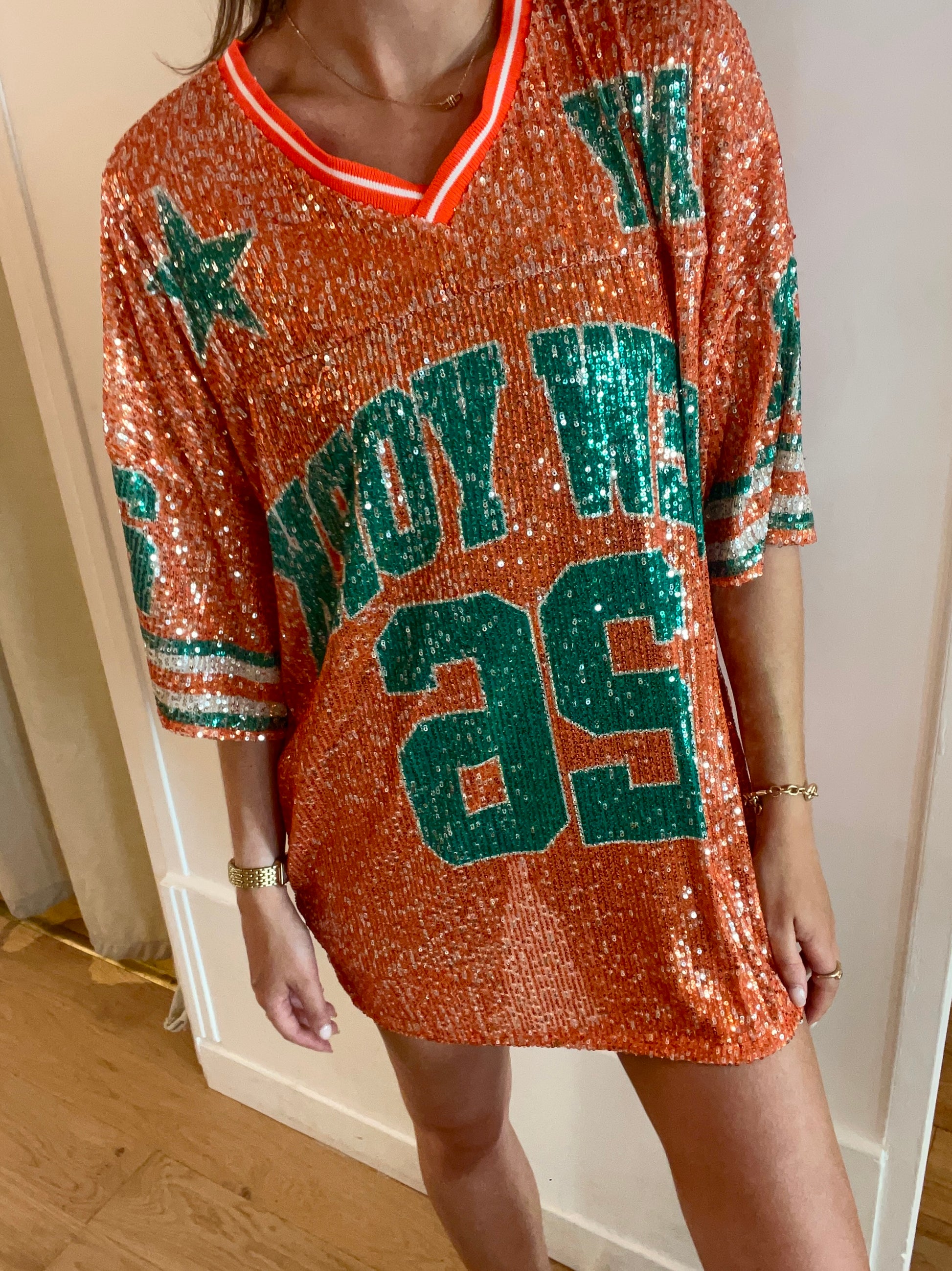 ROBE tee shirt New York orange