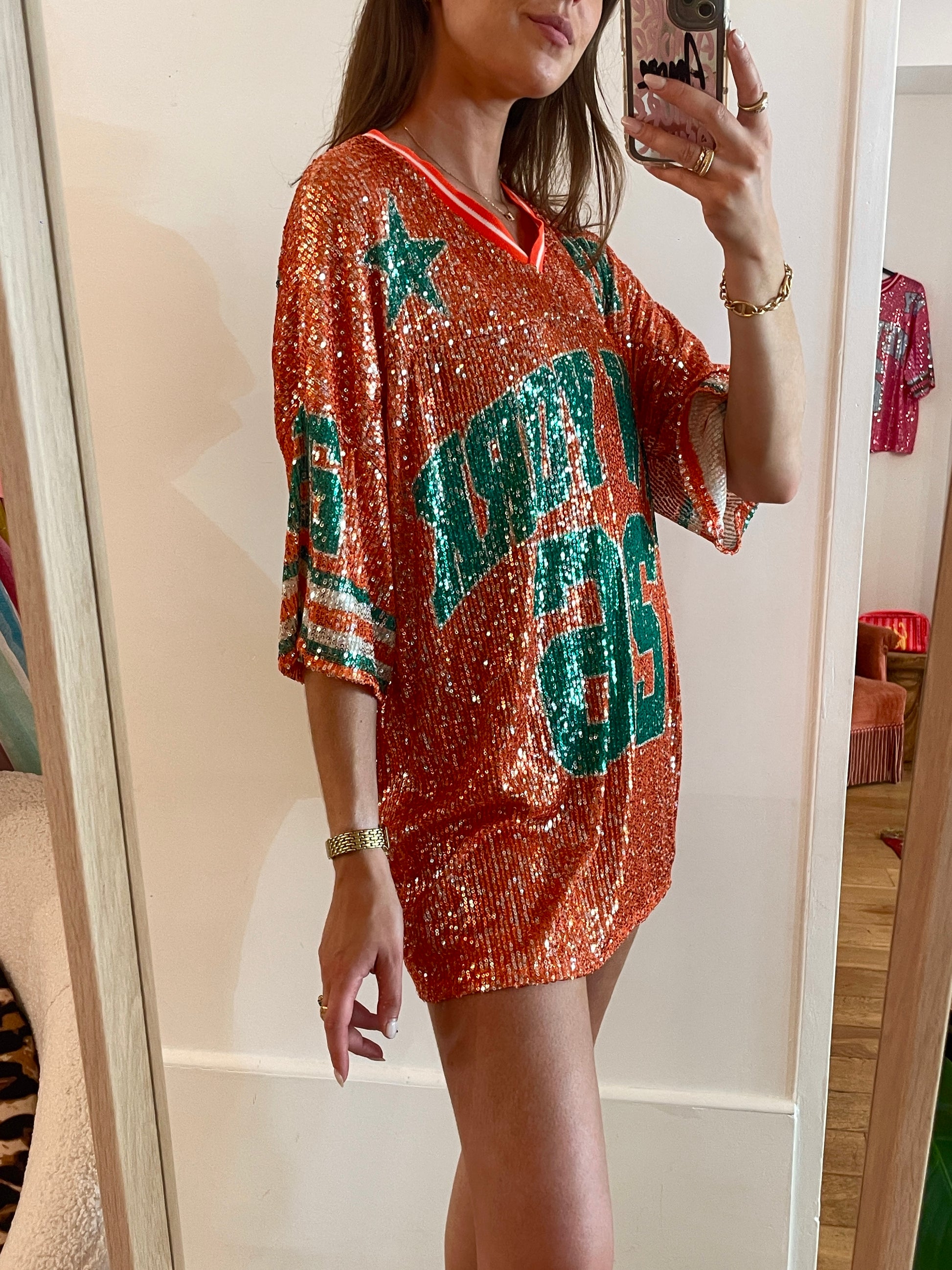 ROBE tee shirt New York orange