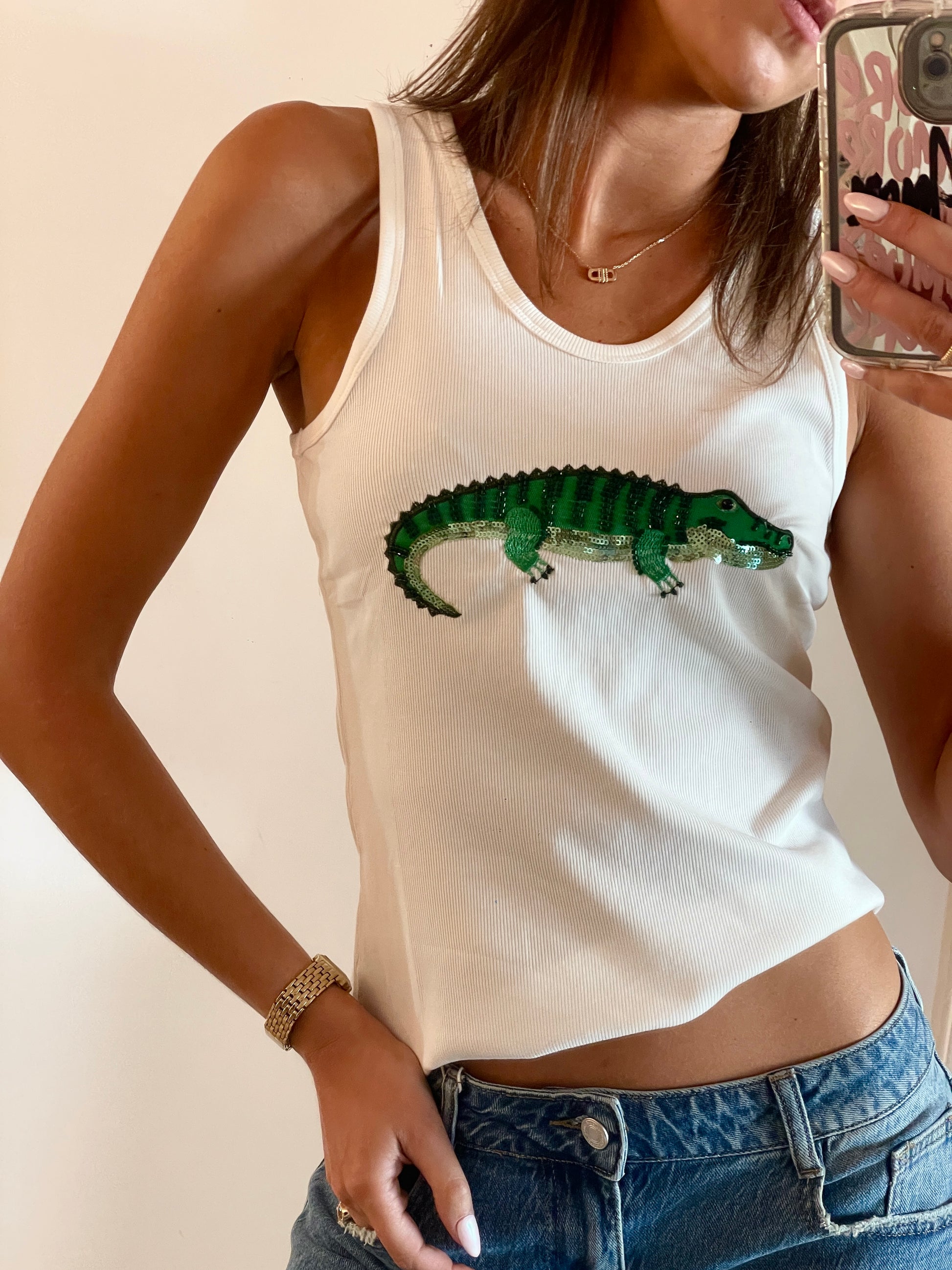 DÉBARDEUR Croco