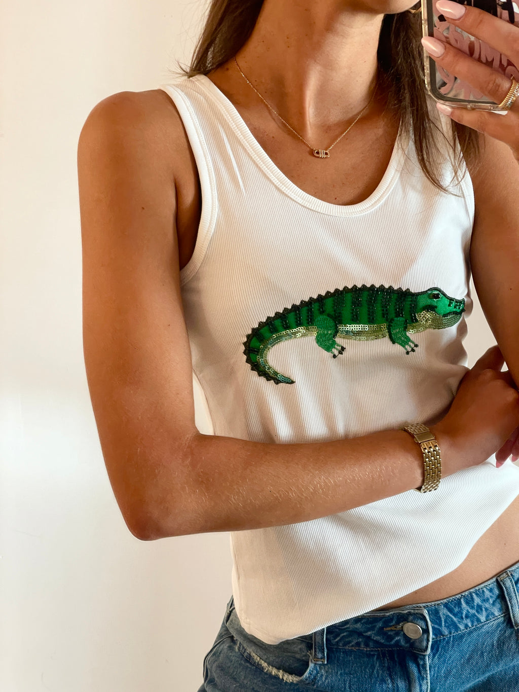 DÉBARDEUR Croco