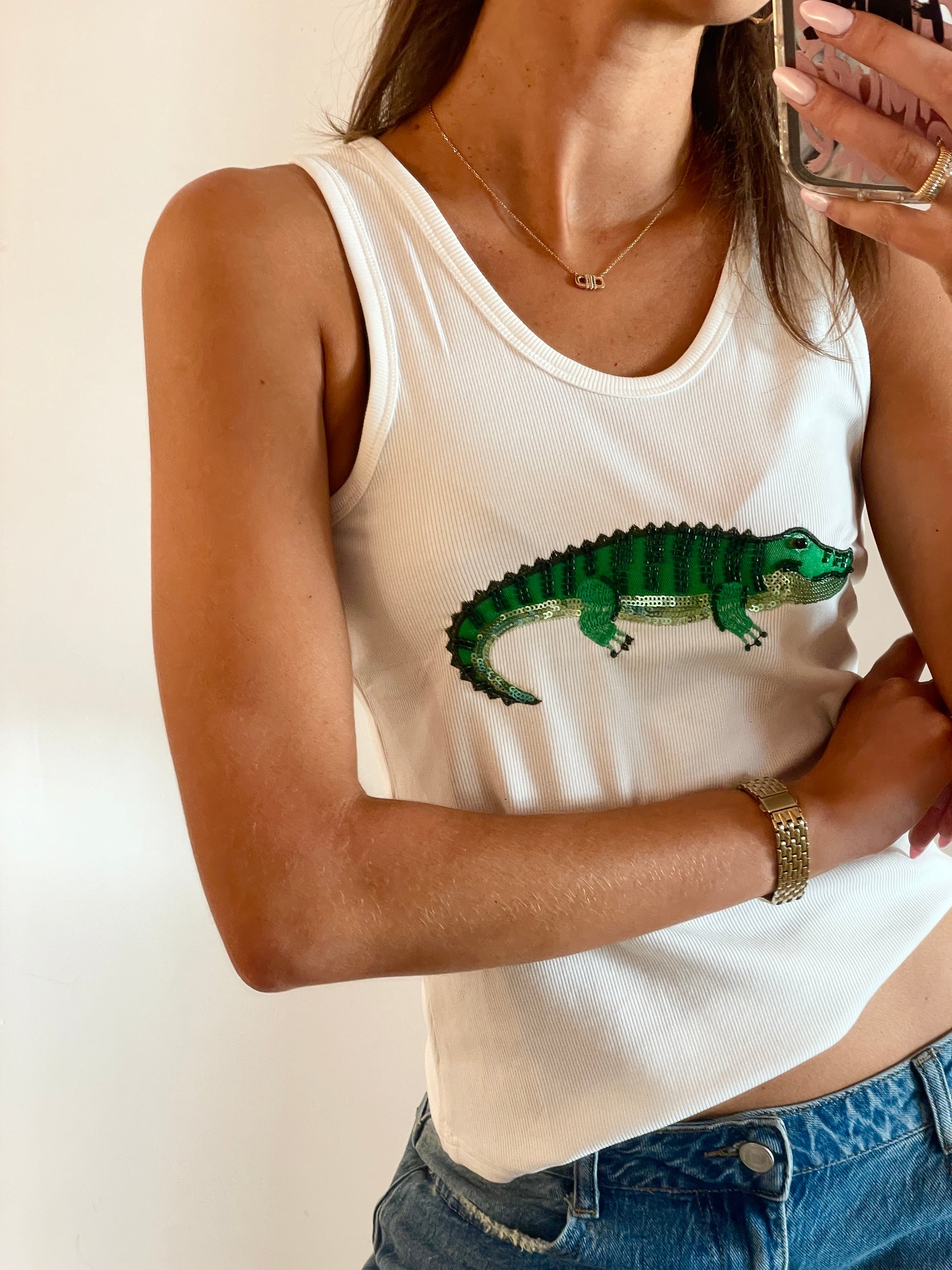 DÉBARDEUR Croco