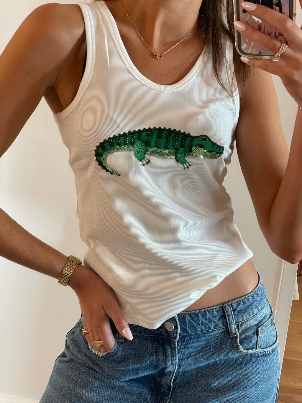 DÉBARDEUR Croco