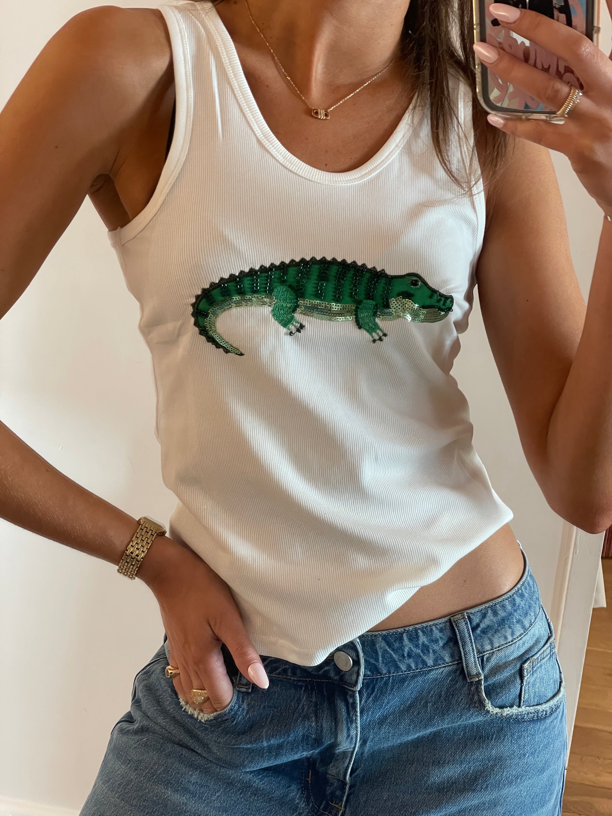DÉBARDEUR Croco