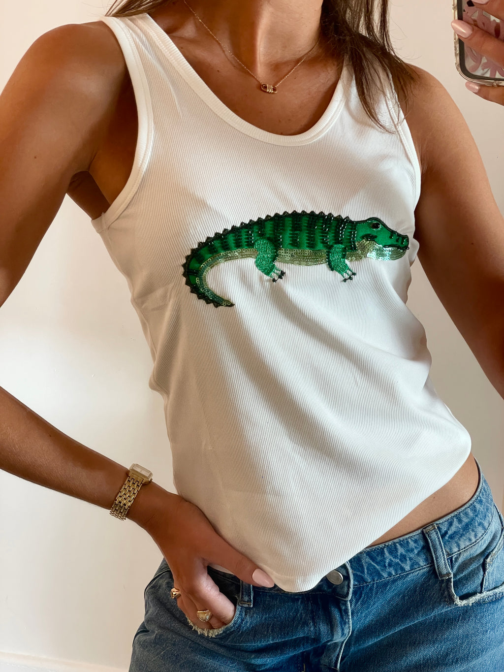 DÉBARDEUR Croco