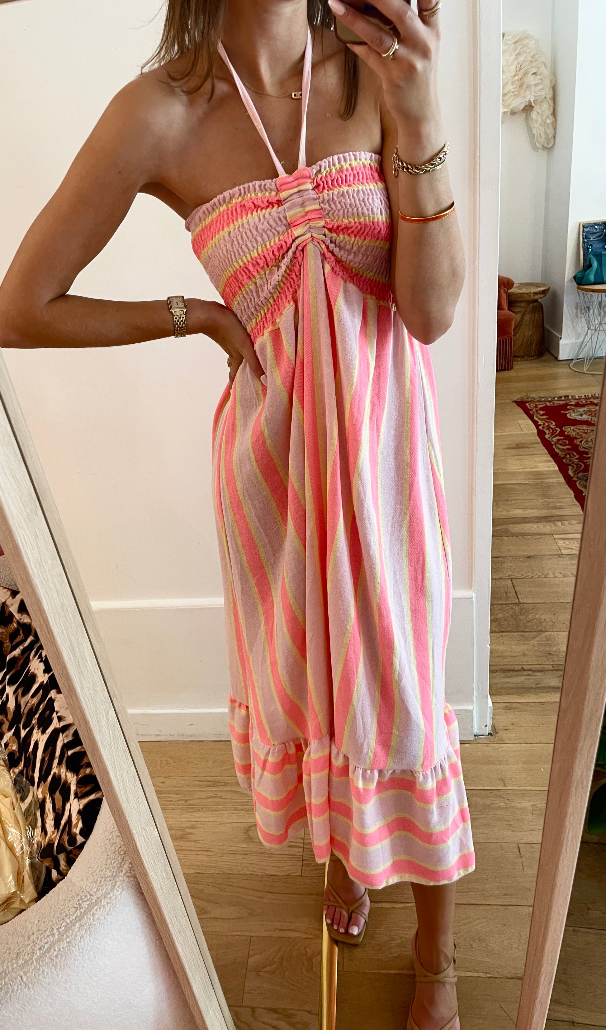 ROBE Néo saumon