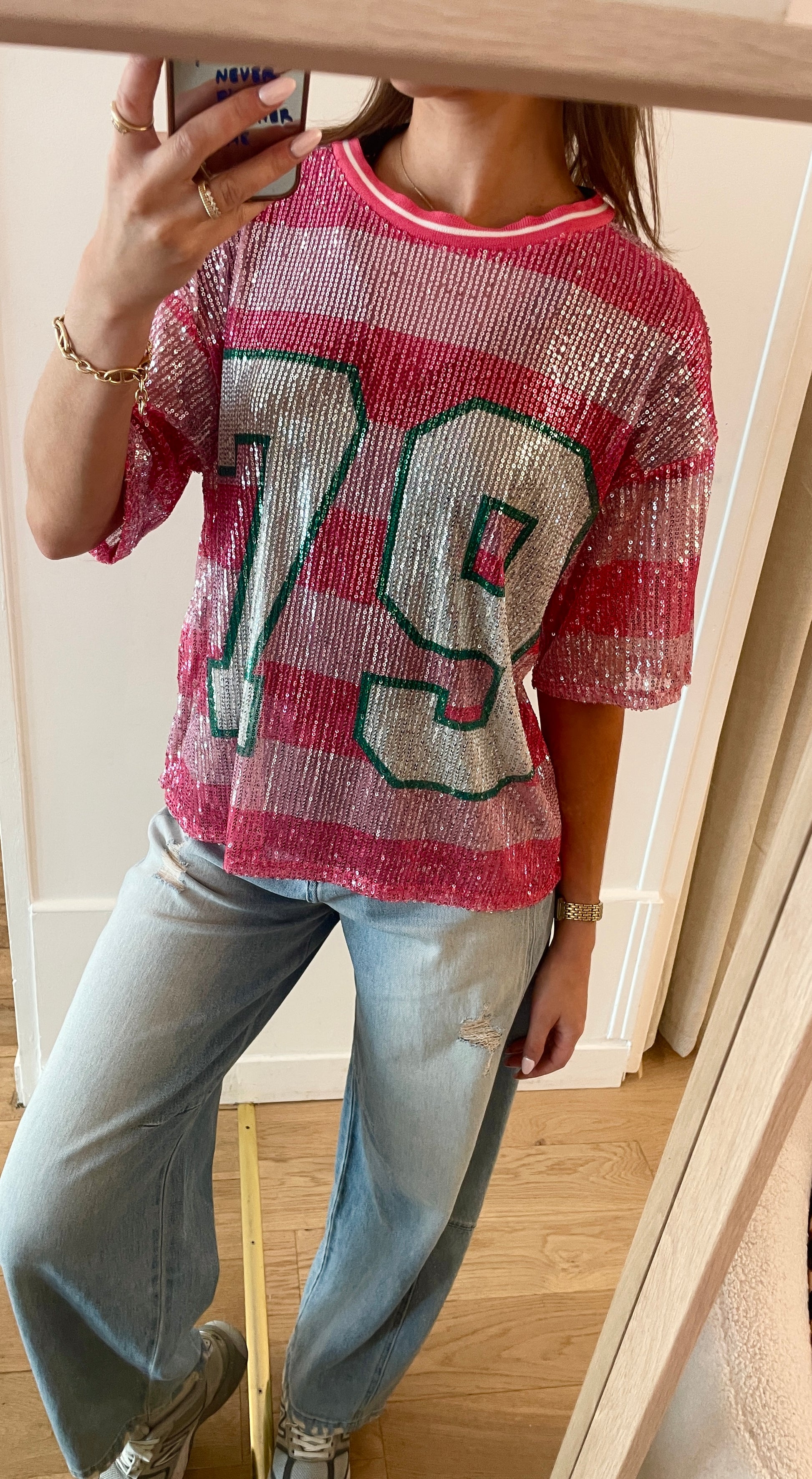 TEE SHIRT New York 79 Rose