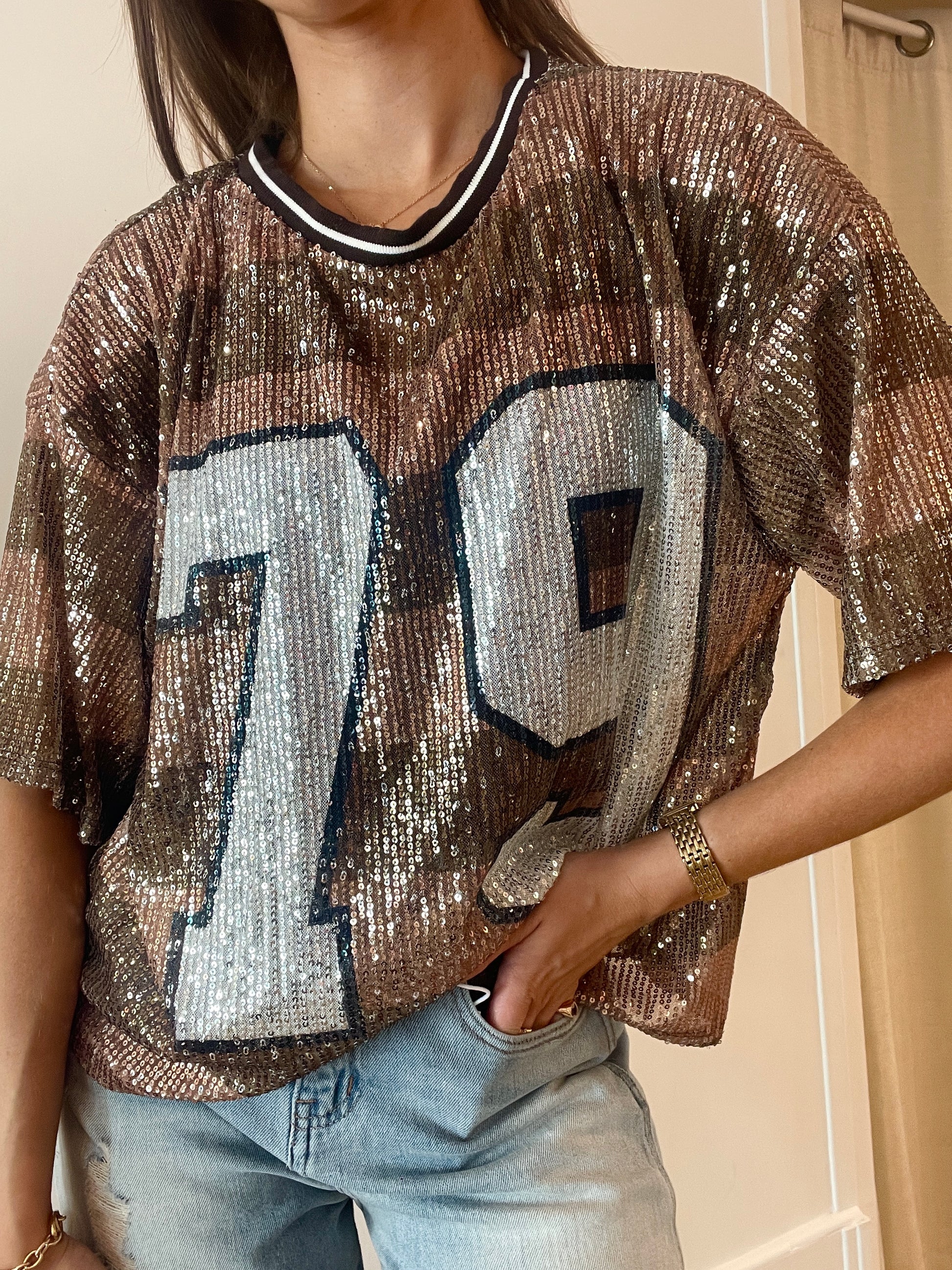 TEE SHIRT New York 79 marron