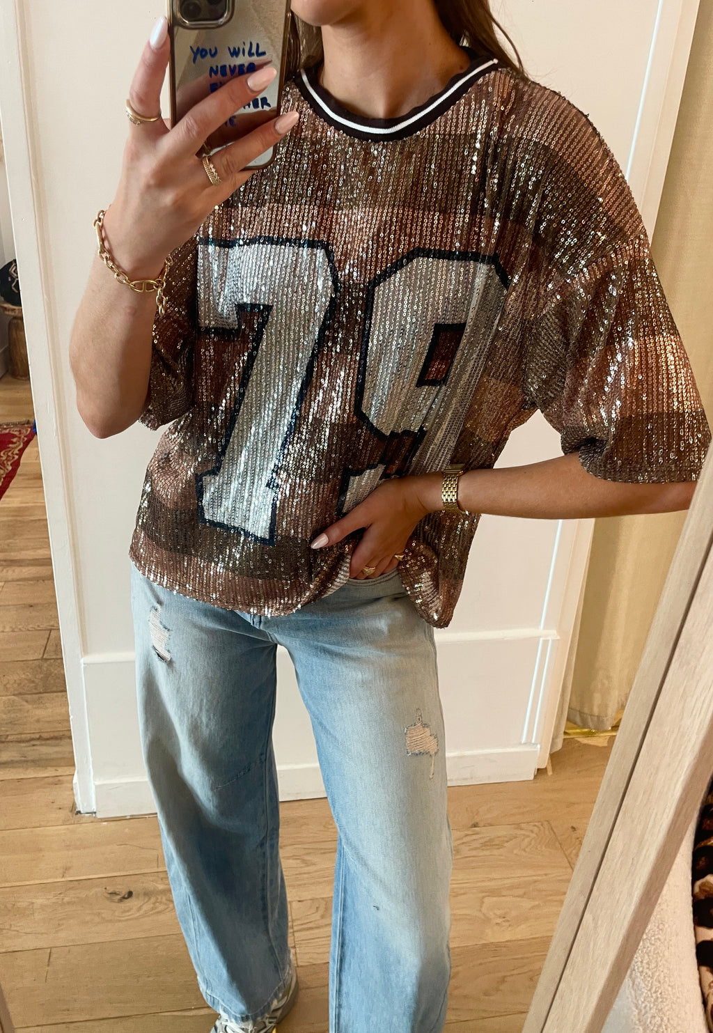 TEE SHIRT New York 79 marron