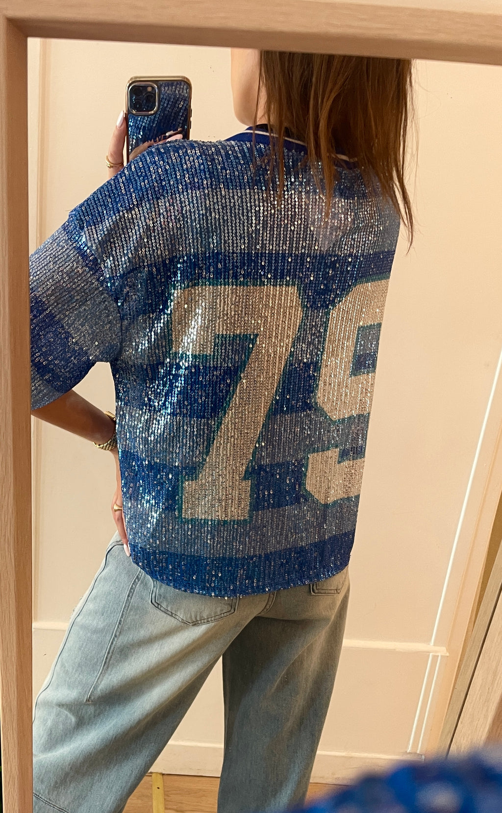 TEE SHIRT New York 79 bleu