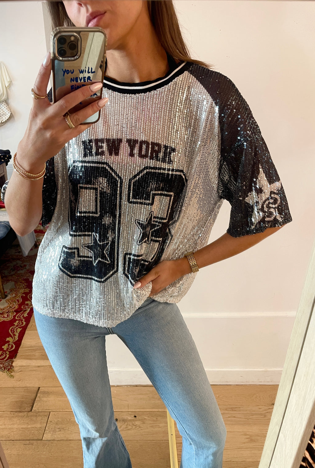 TEE SHIRT New York 93 étoile noir