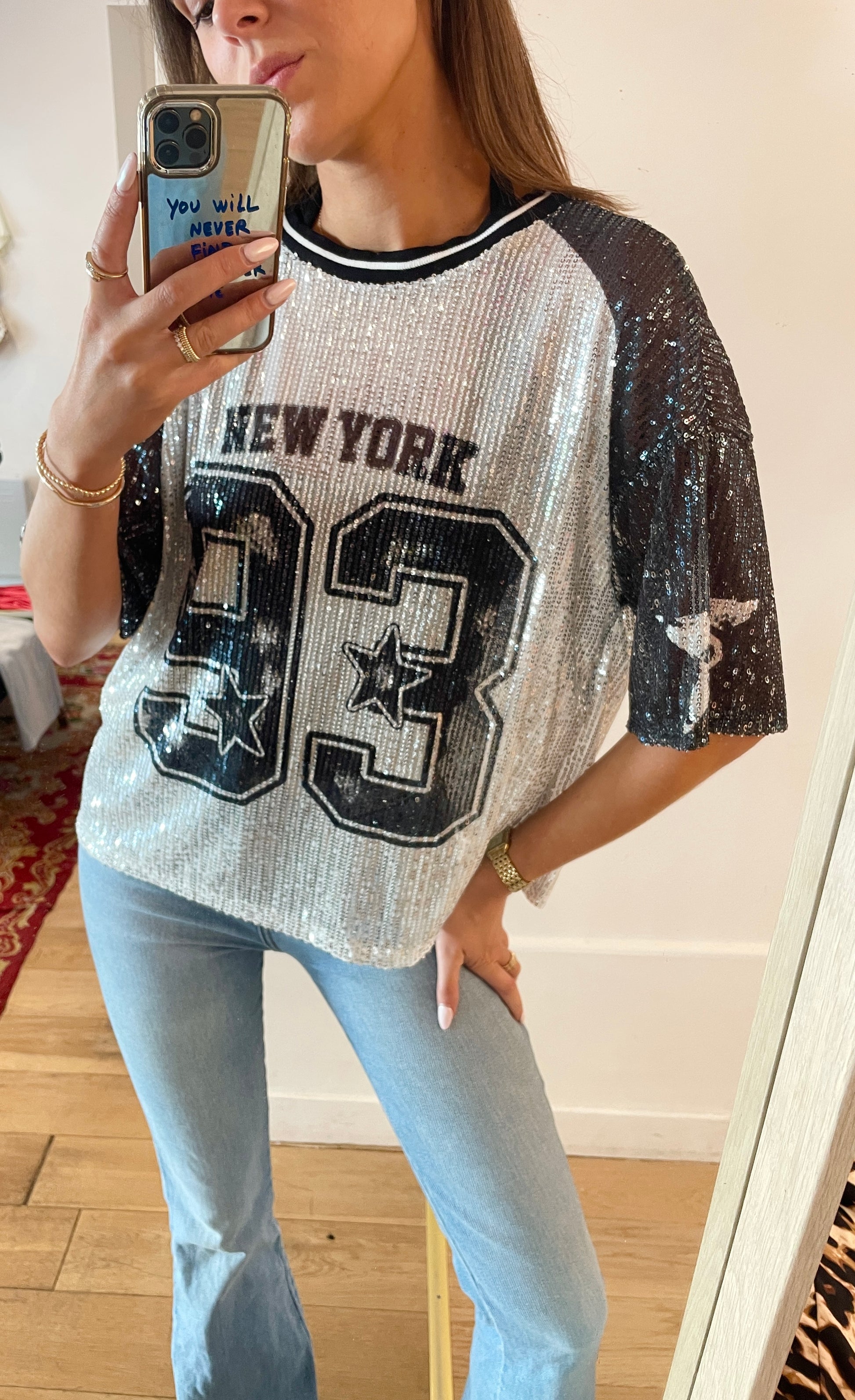 TEE SHIRT New York 93 étoile noir