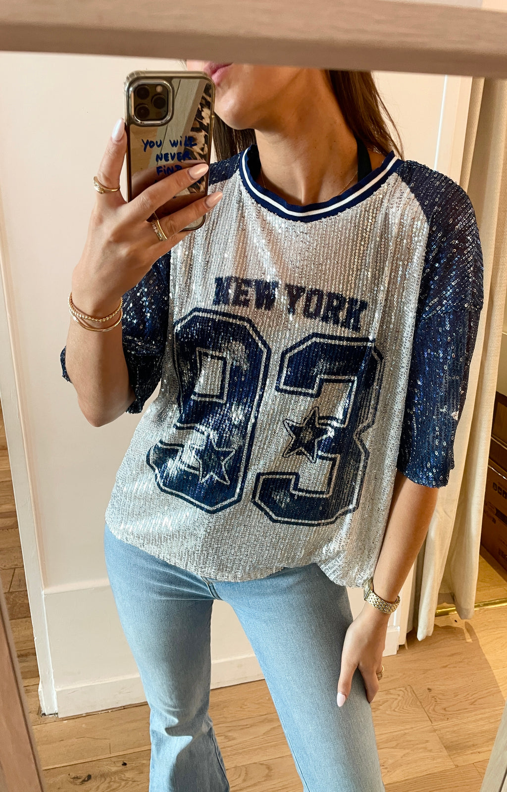 TEE SHIRT New York 93 étoile bleu