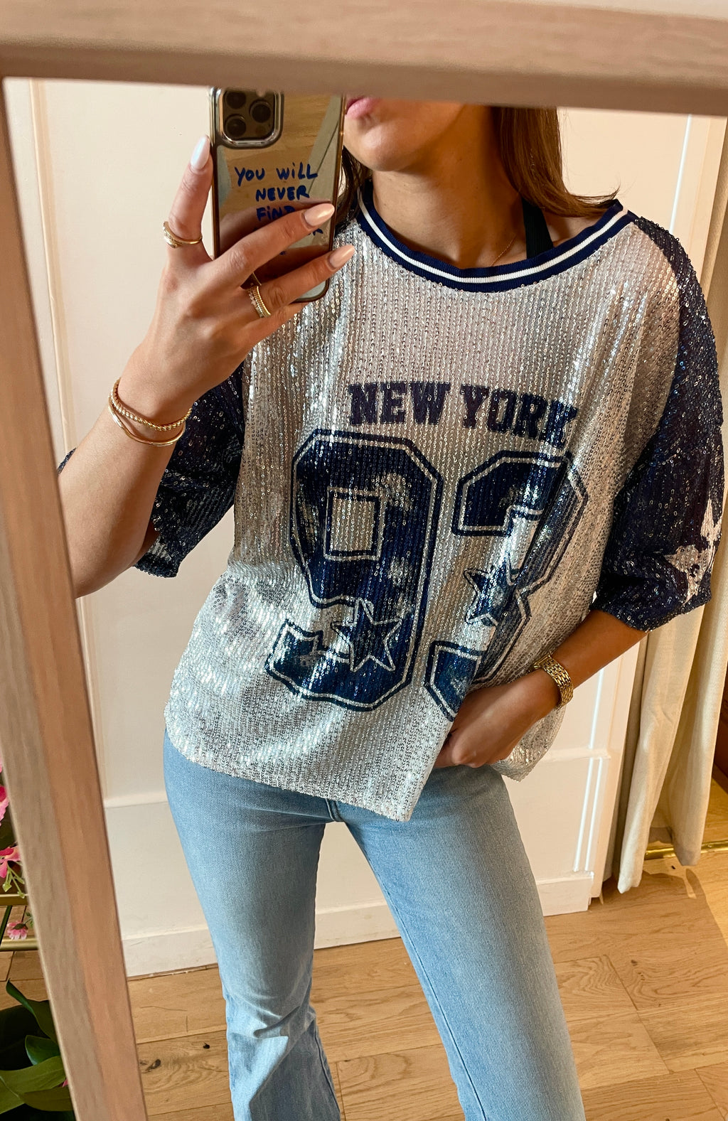 TEE SHIRT New York 93 étoile bleu