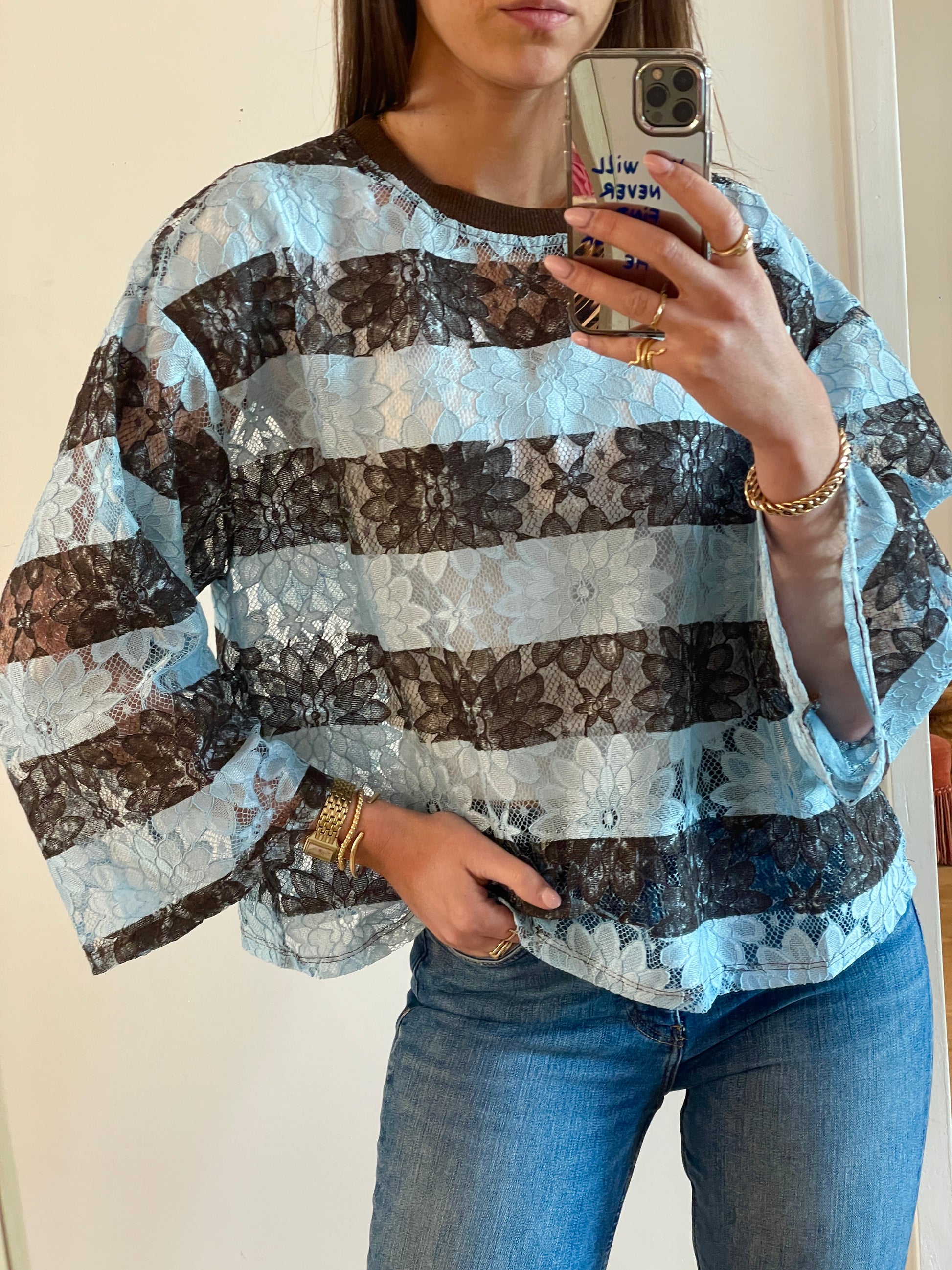 TEE SHIRT Elina Bleu