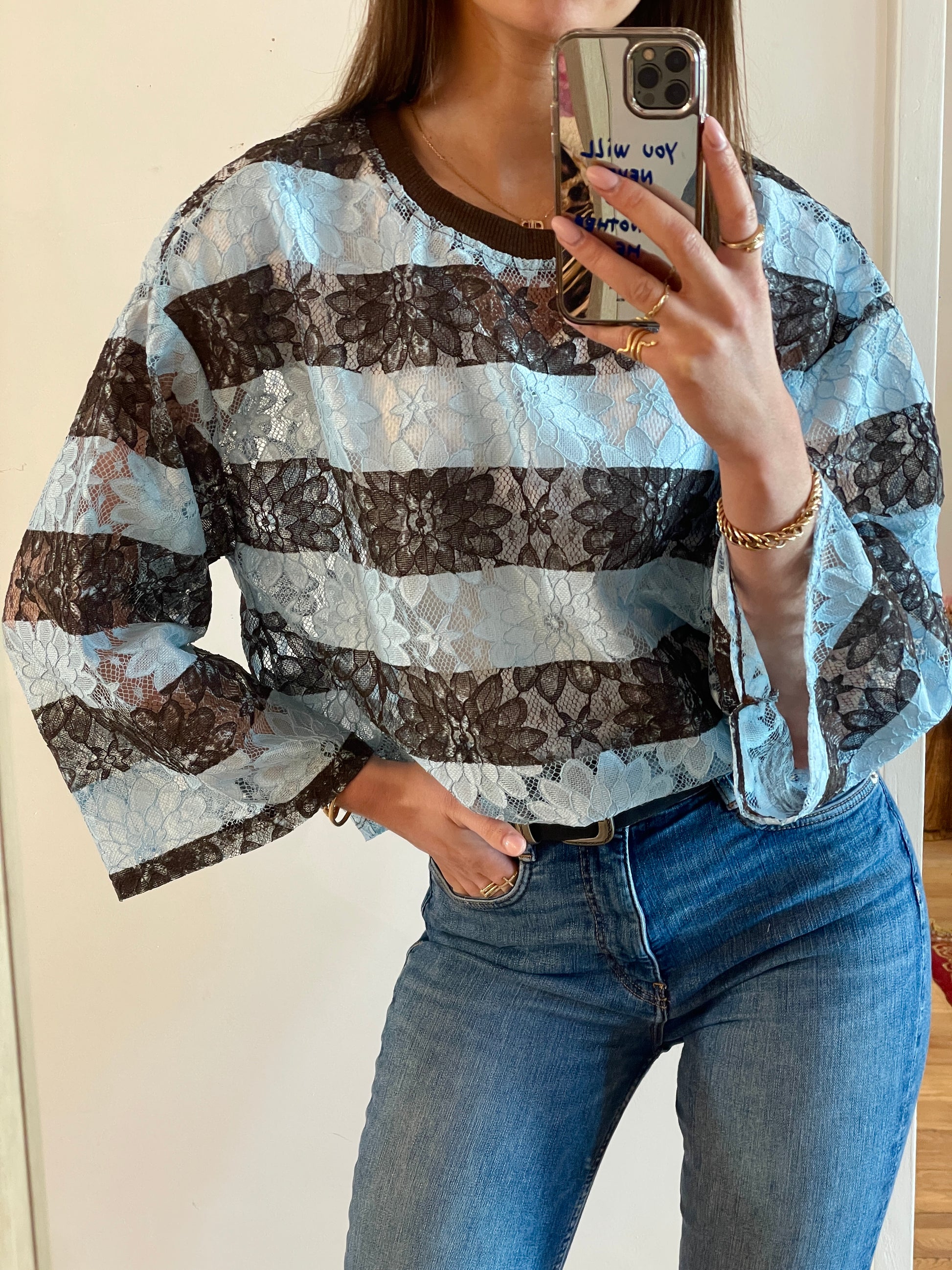 TEE SHIRT Elina Bleu