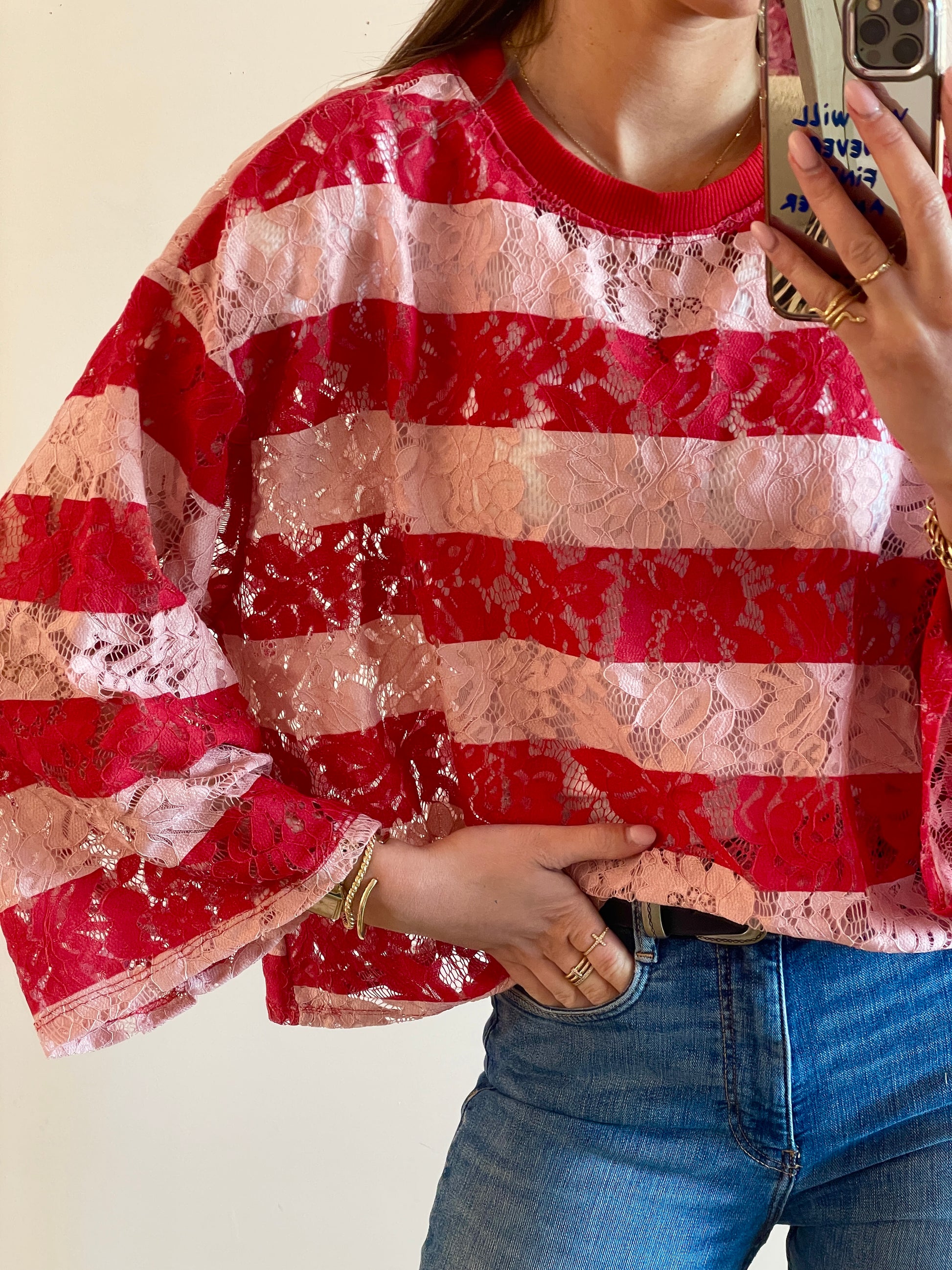 TEE SHIRT Elina Rouge