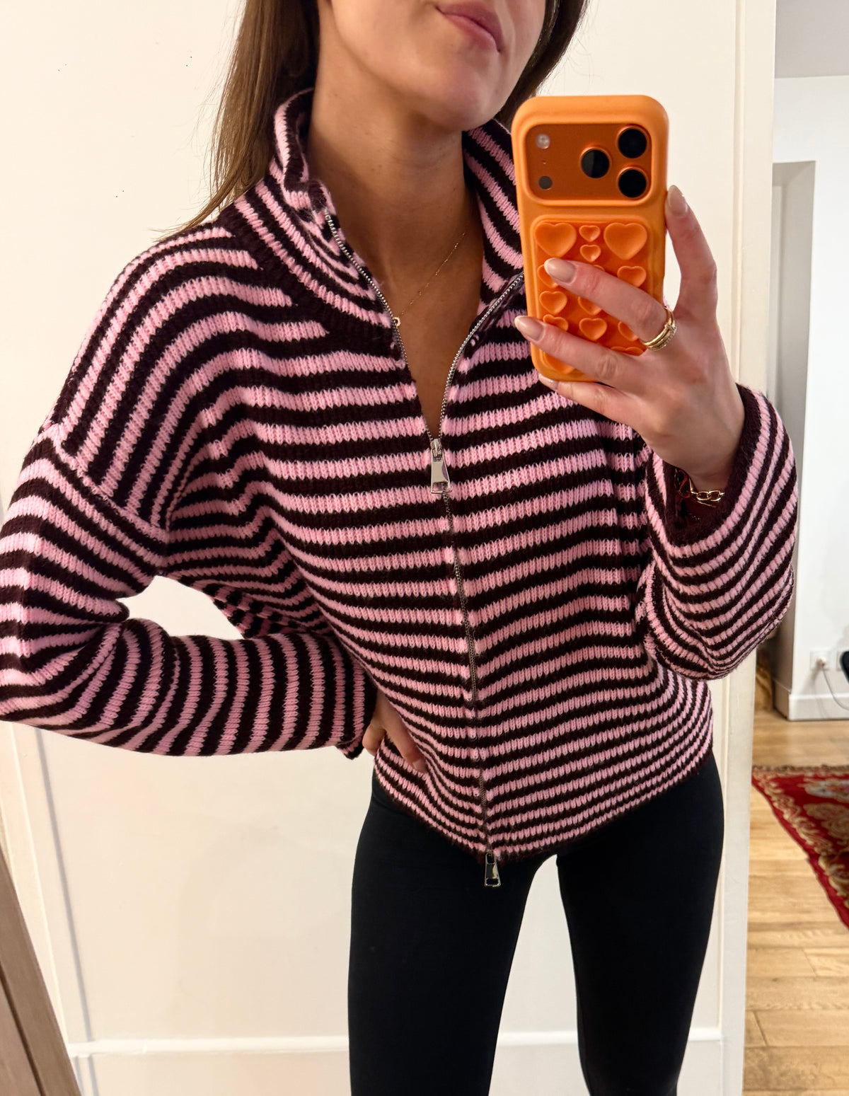 GILET Peggy bordeaux