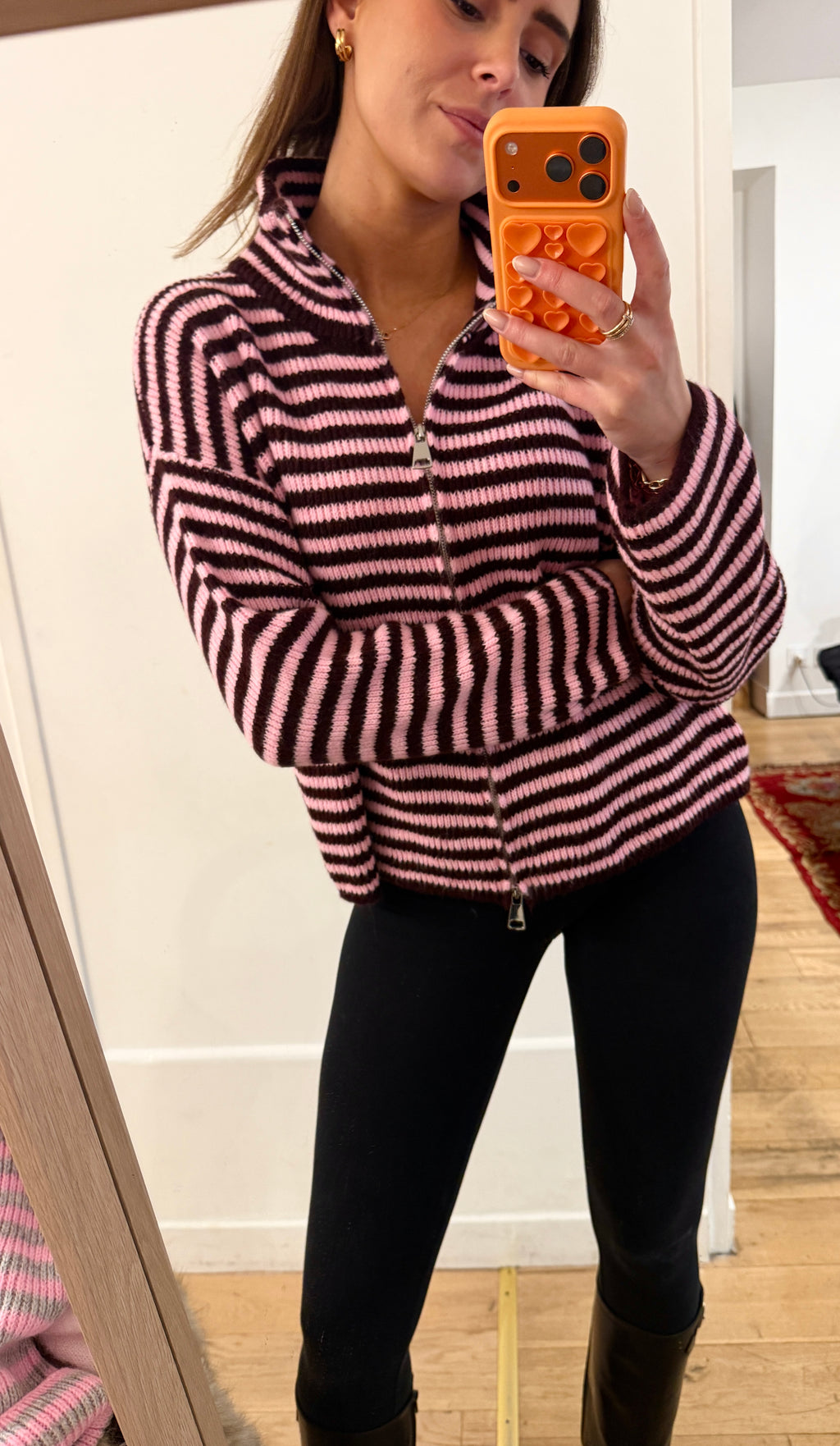 GILET Peggy bordeaux