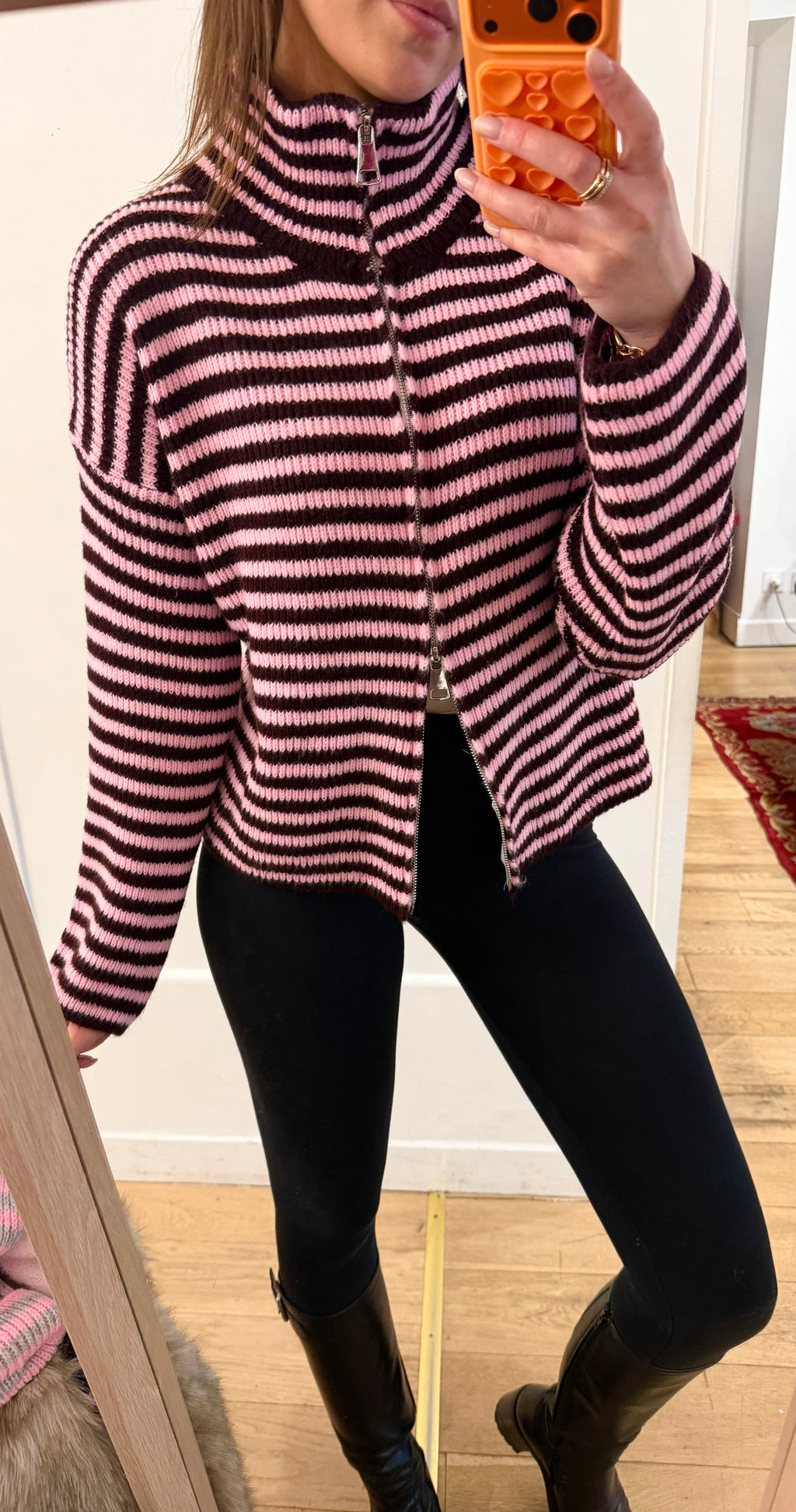 GILET Peggy bordeaux