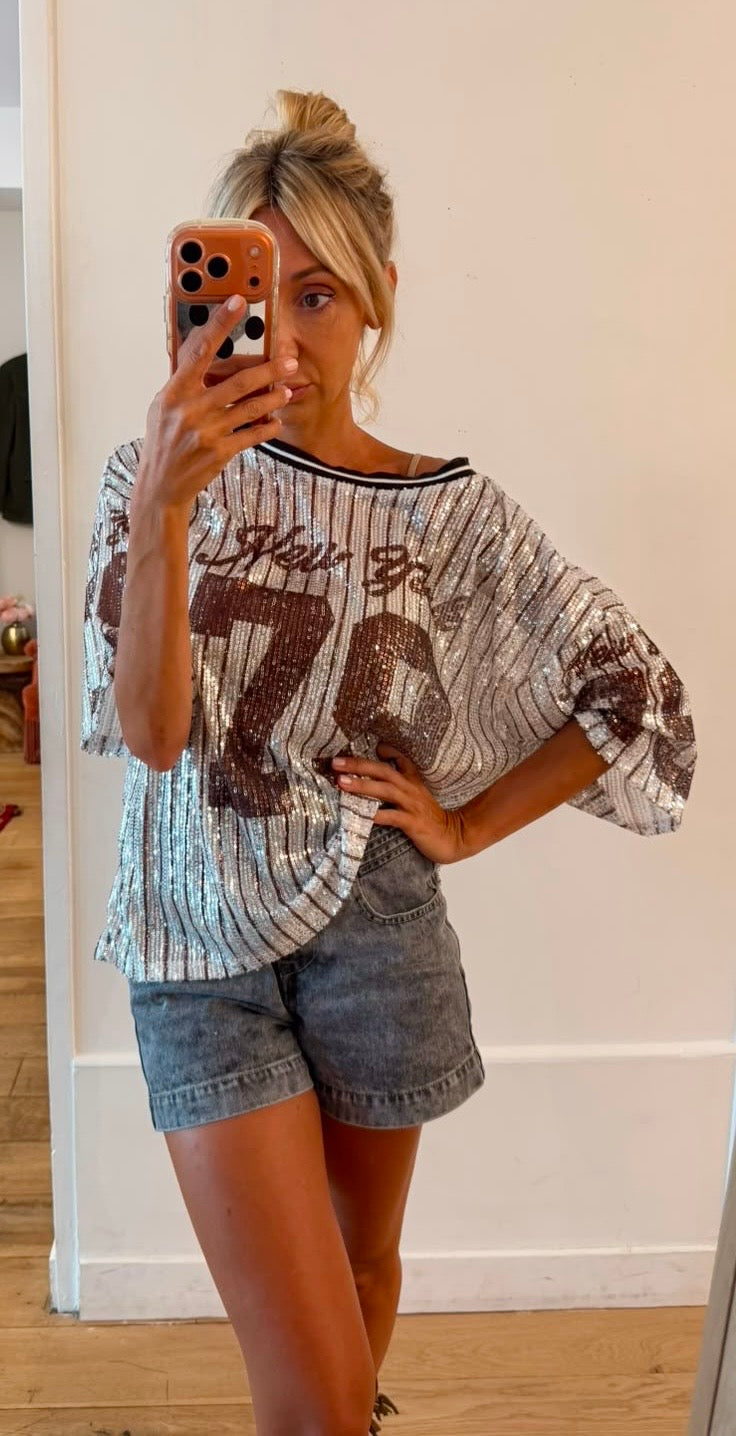 TEE SHIRT New York 79 Baseball choco