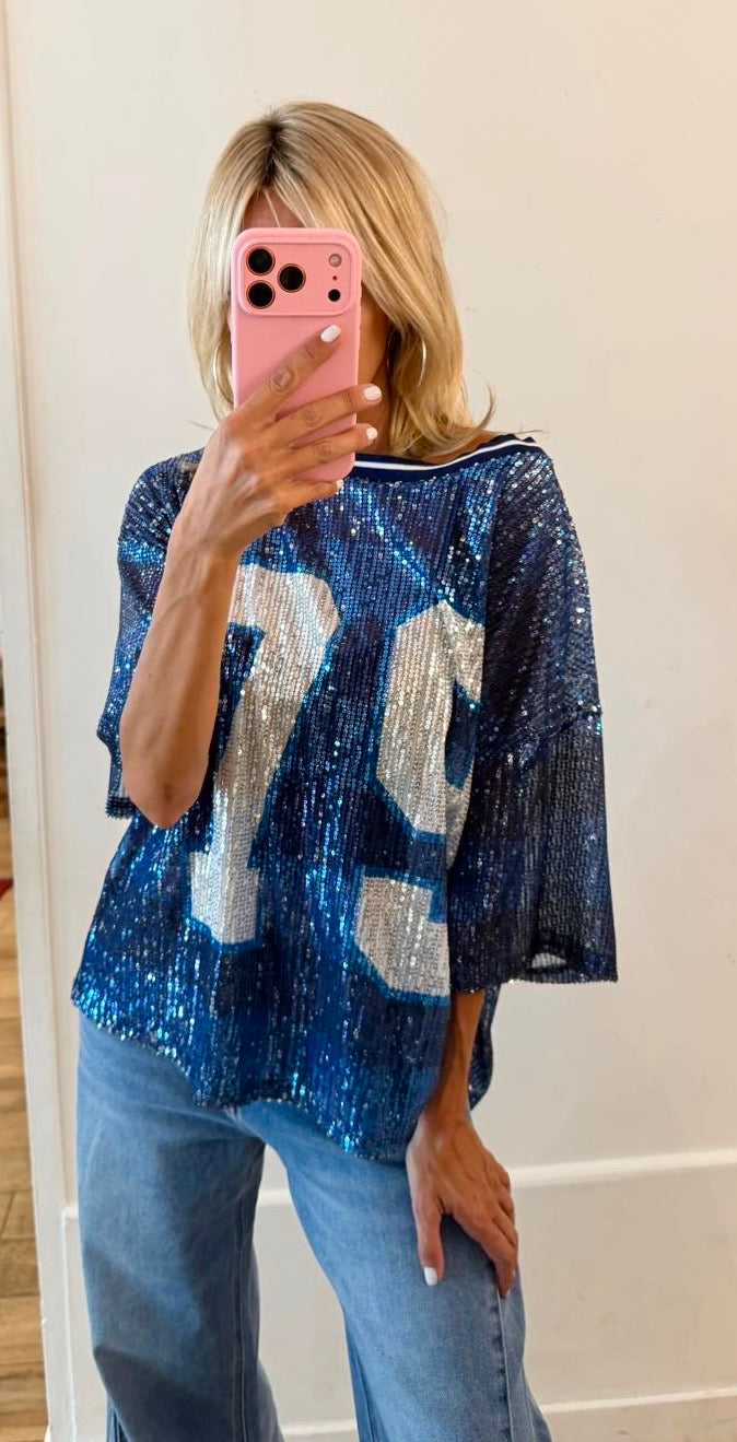 TEE SHIRT New York 79 bleu foncé