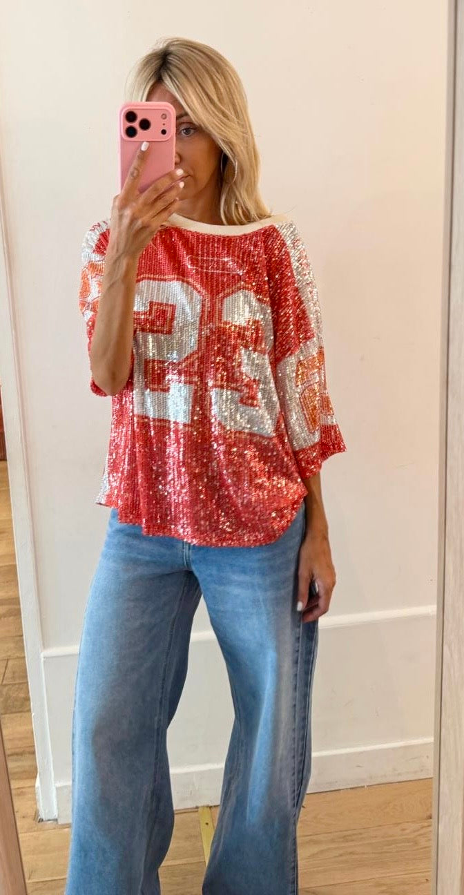 TEE SHIRT New York 23 rouge